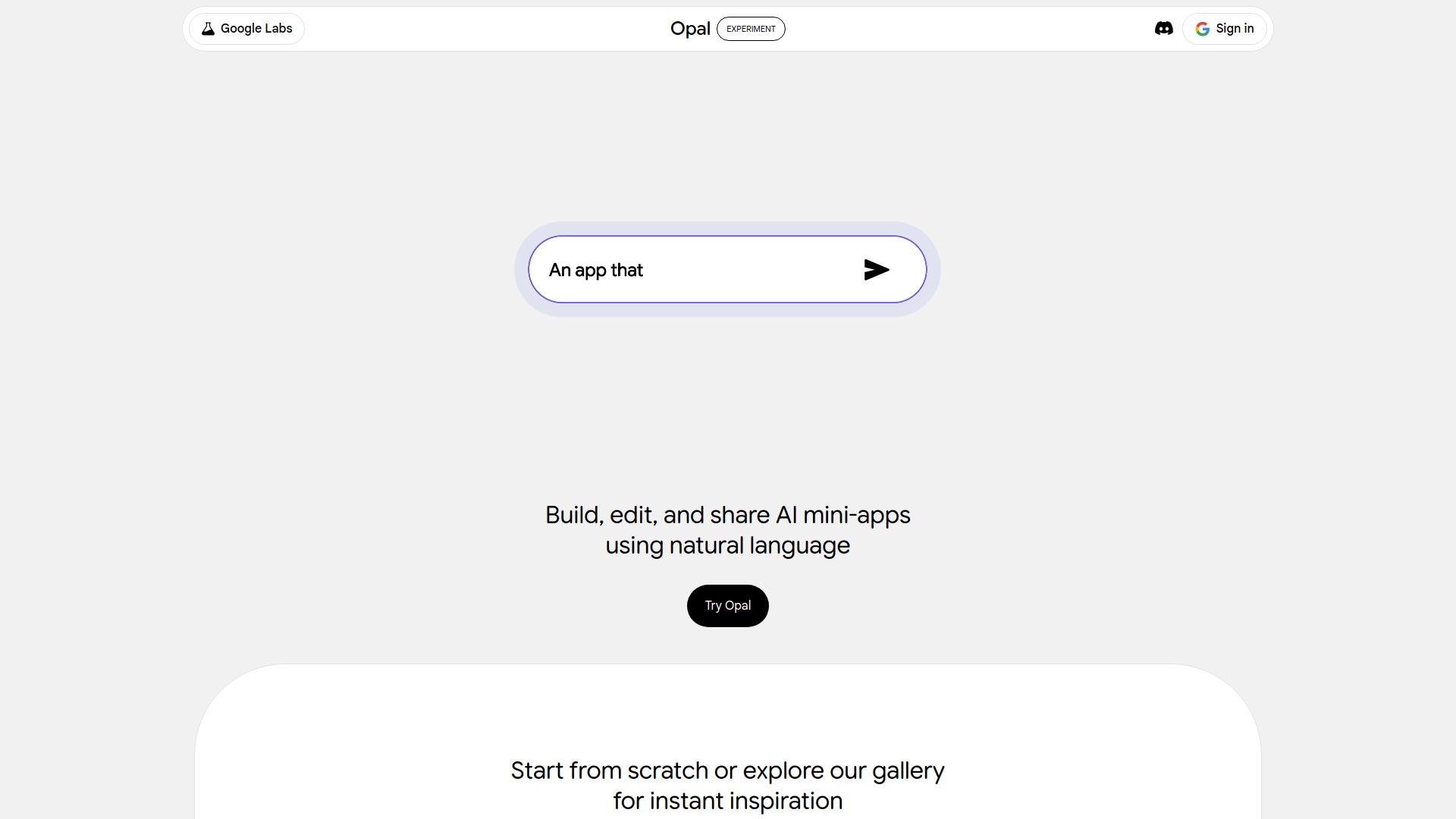 Opal screenshot