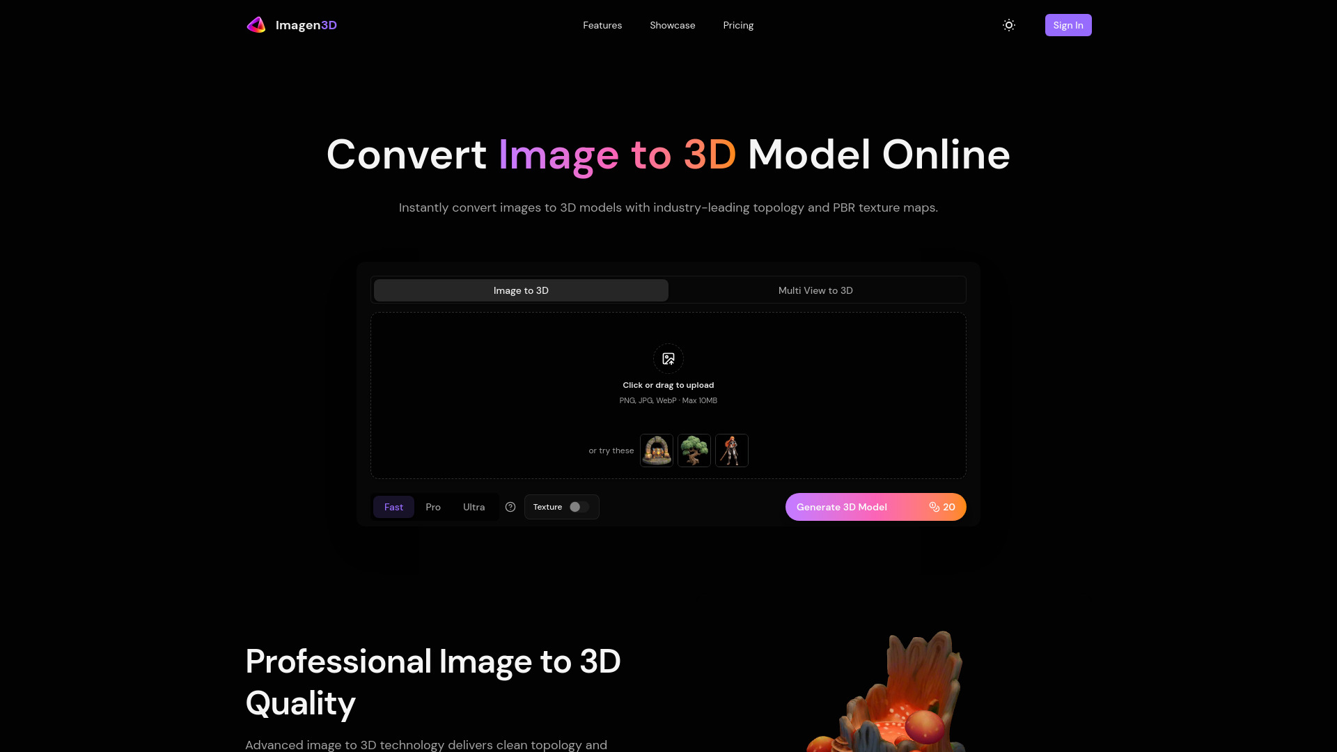 Imagen3D screenshot