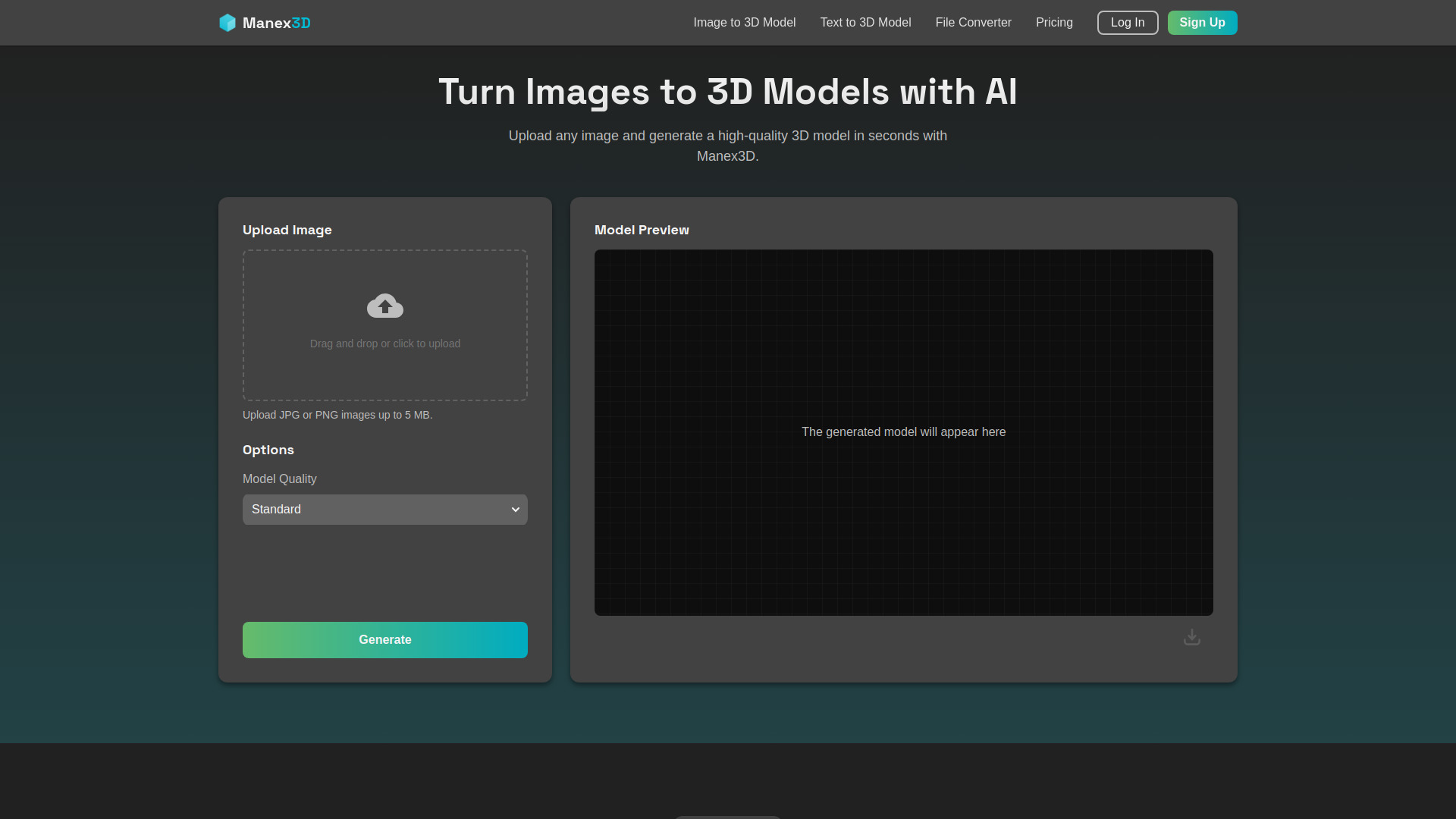 Manex3D screenshot