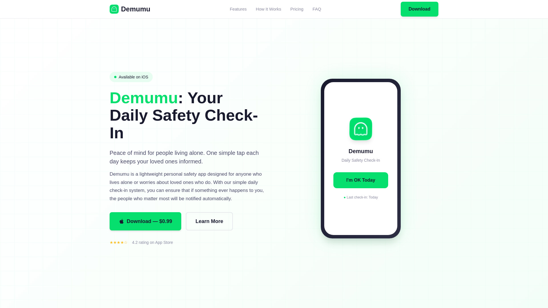 Demumu screenshot