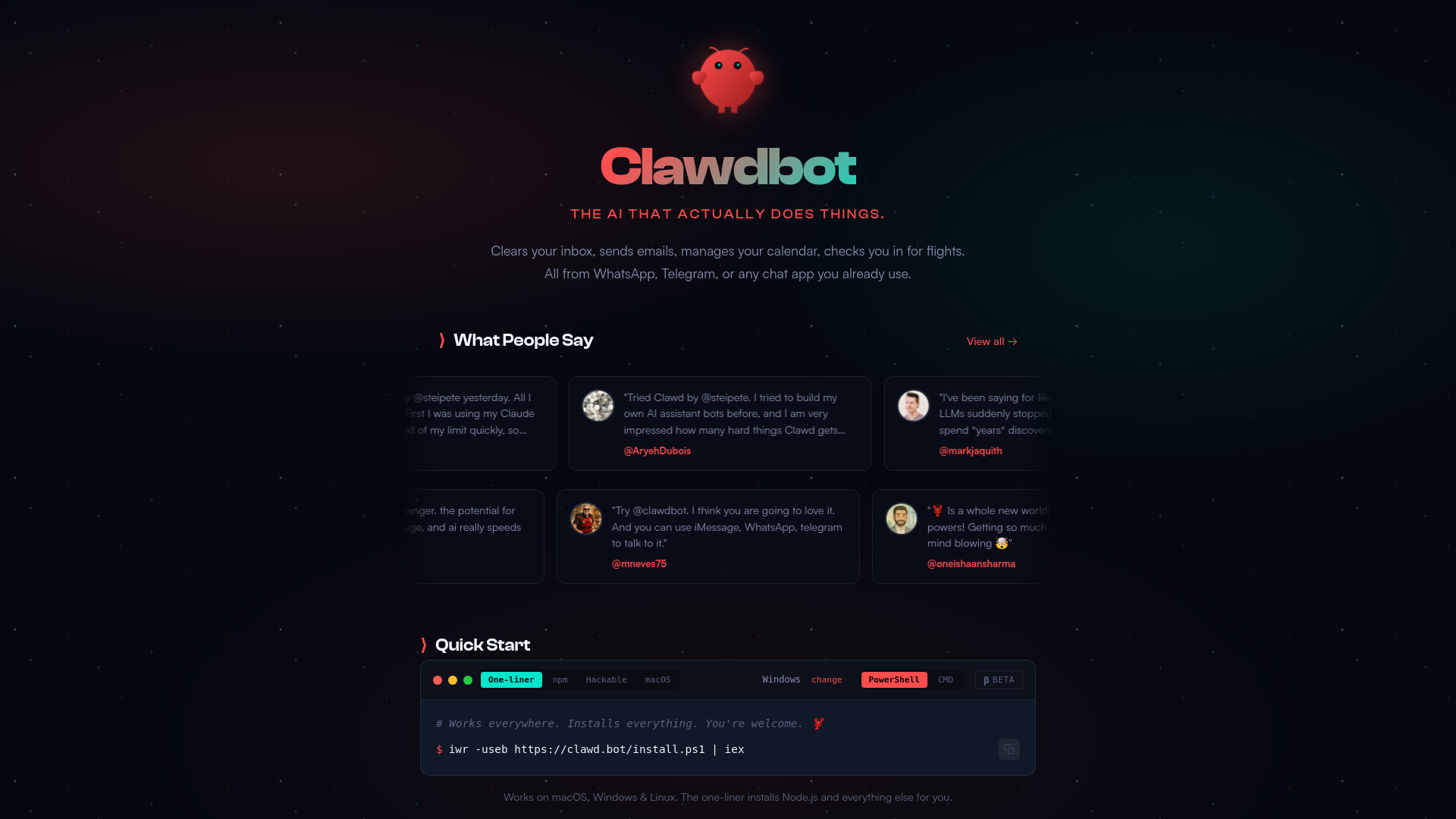 OpenClaw-(Clawdbot, Moltbot) screenshot