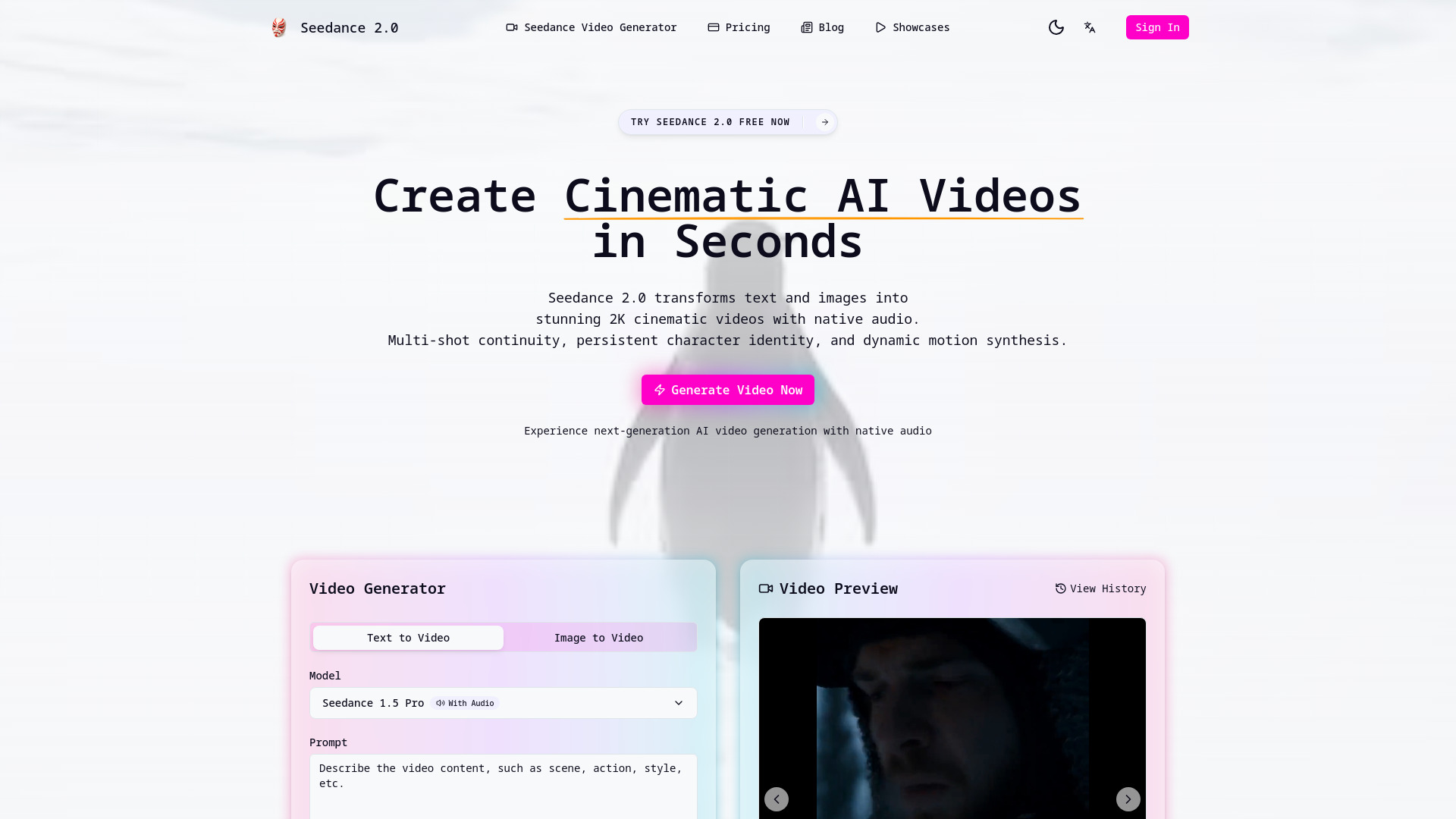 Seedance 2.0 screenshot