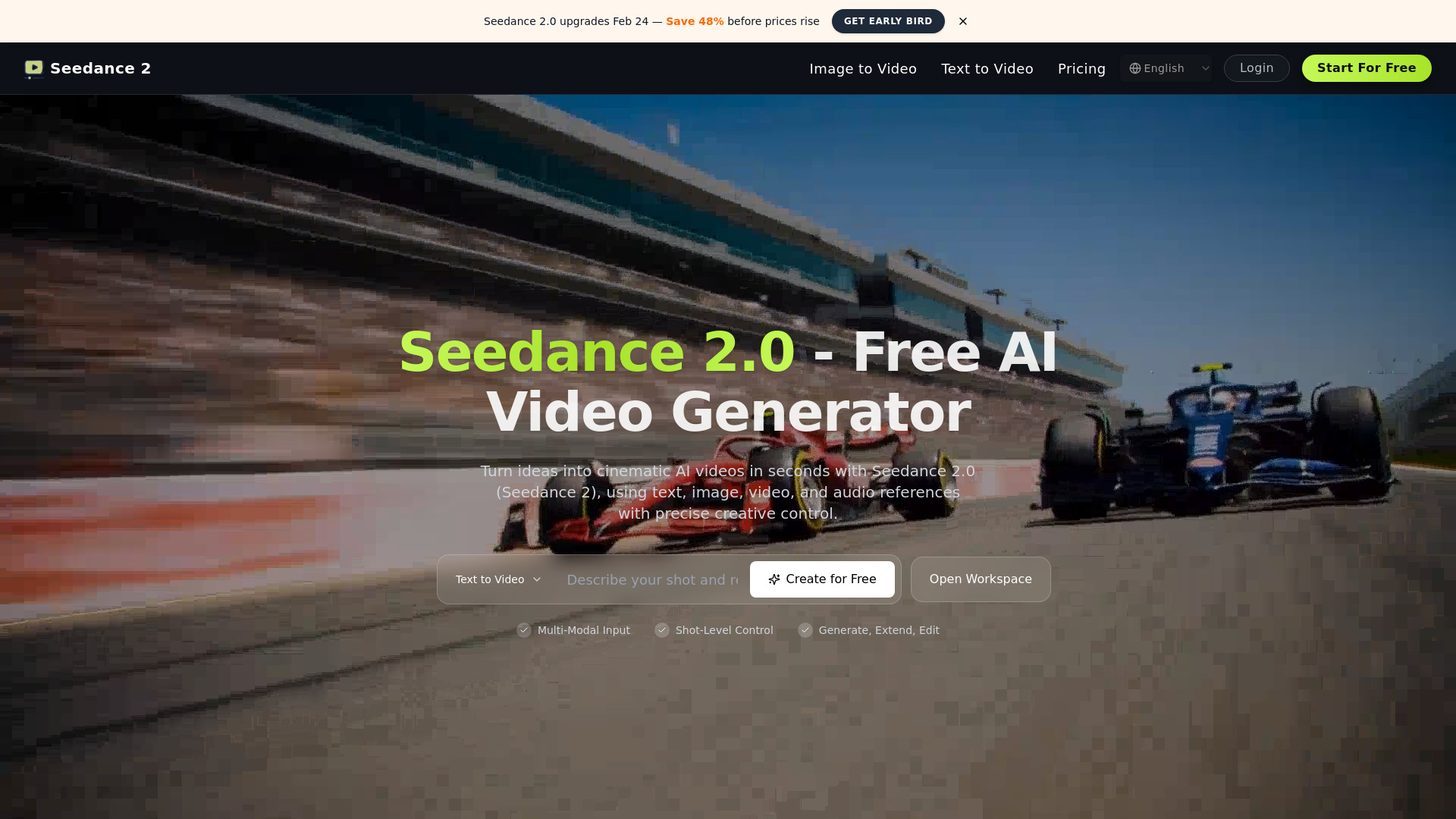 Seedance 2.0 screenshot
