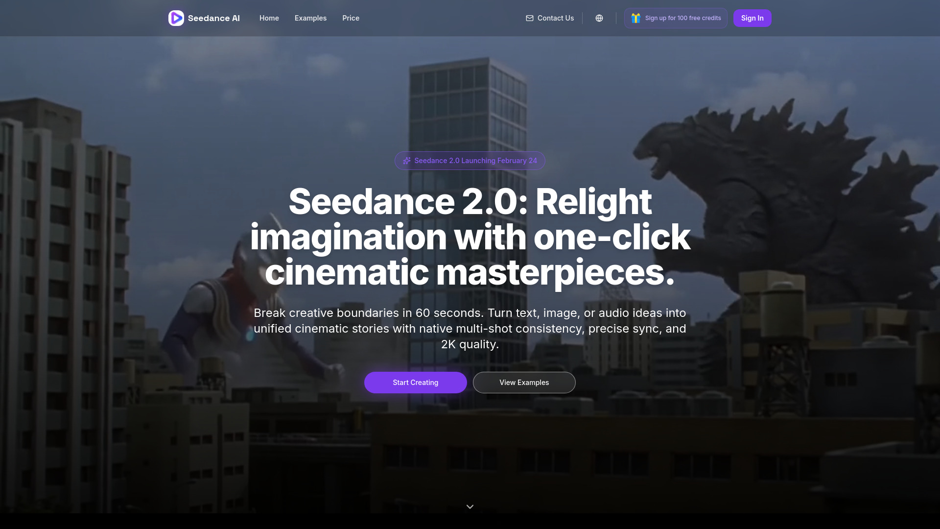 Seedance 2.0 screenshot