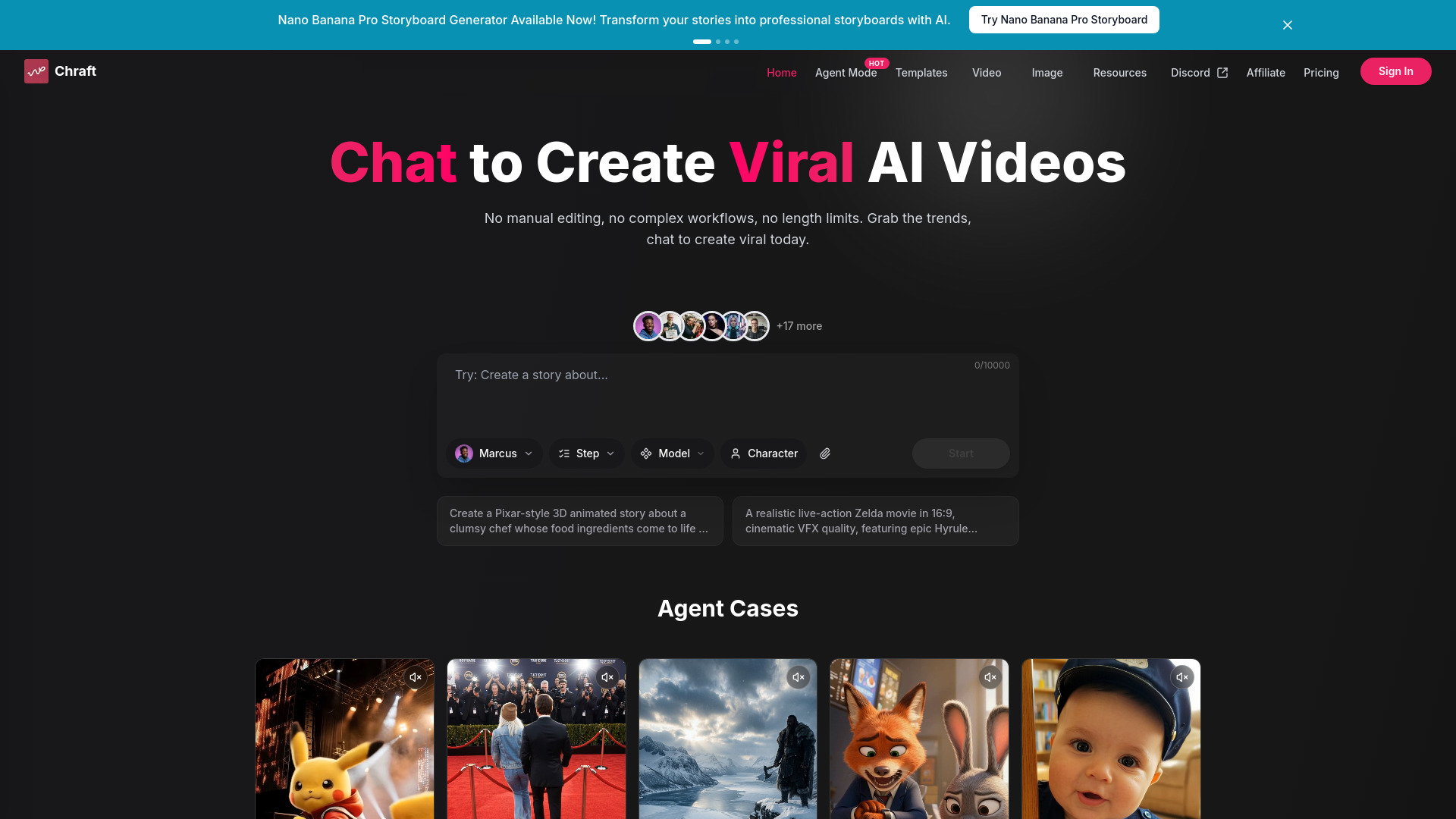 Chraft screenshot