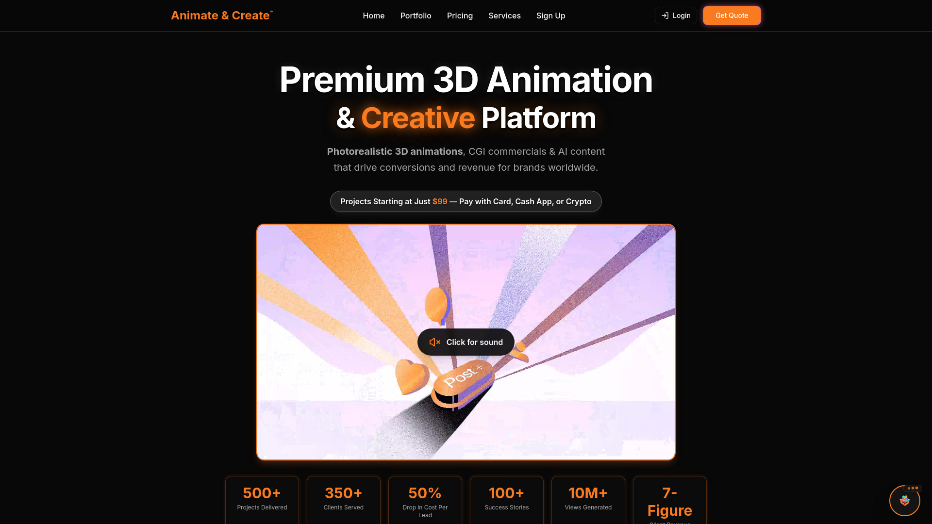 Animate & Create screenshot