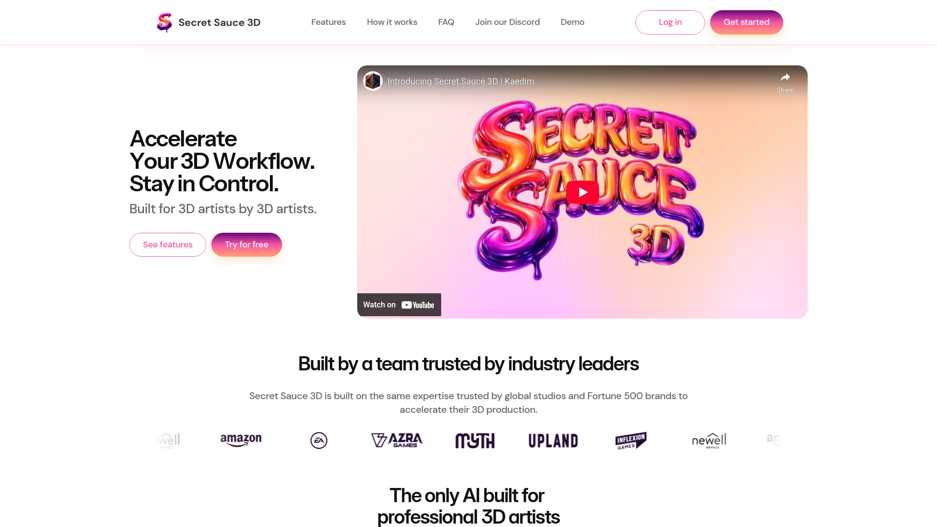 Secret Sauce 3D screenshot