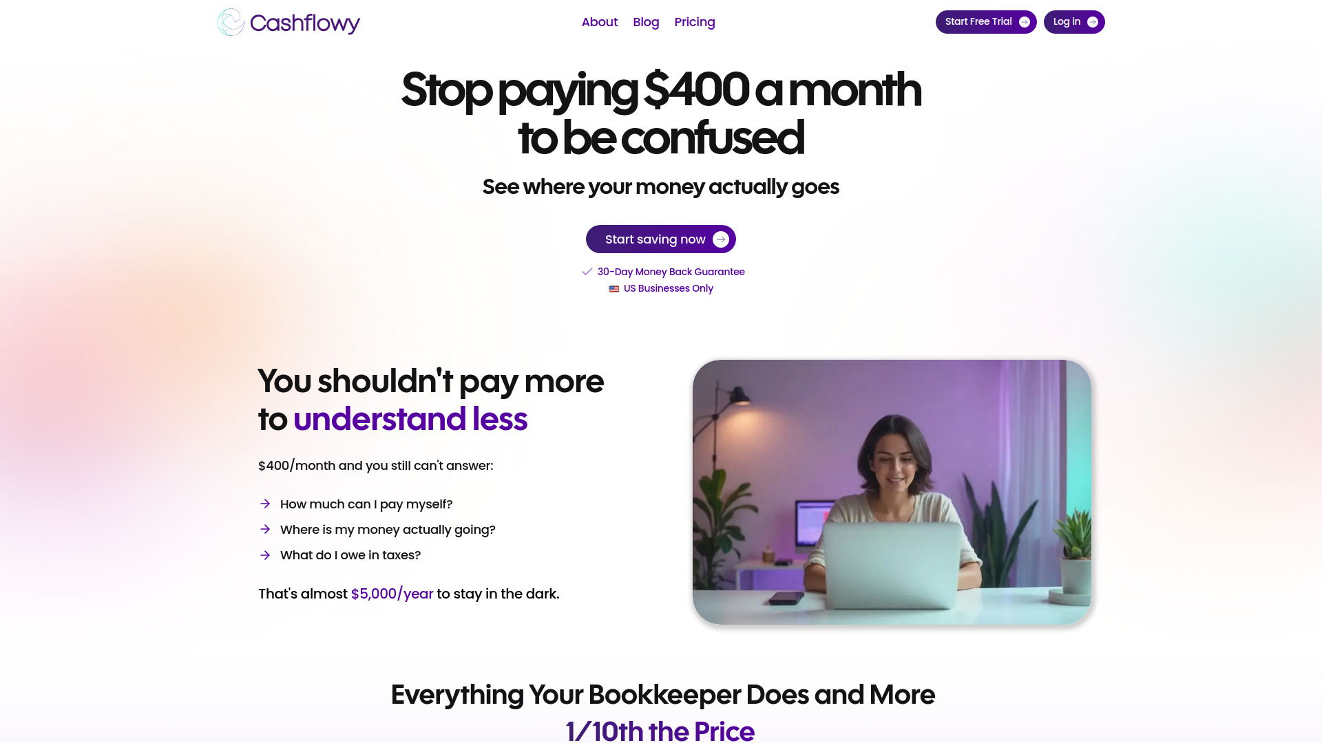 Cashflowy screenshot