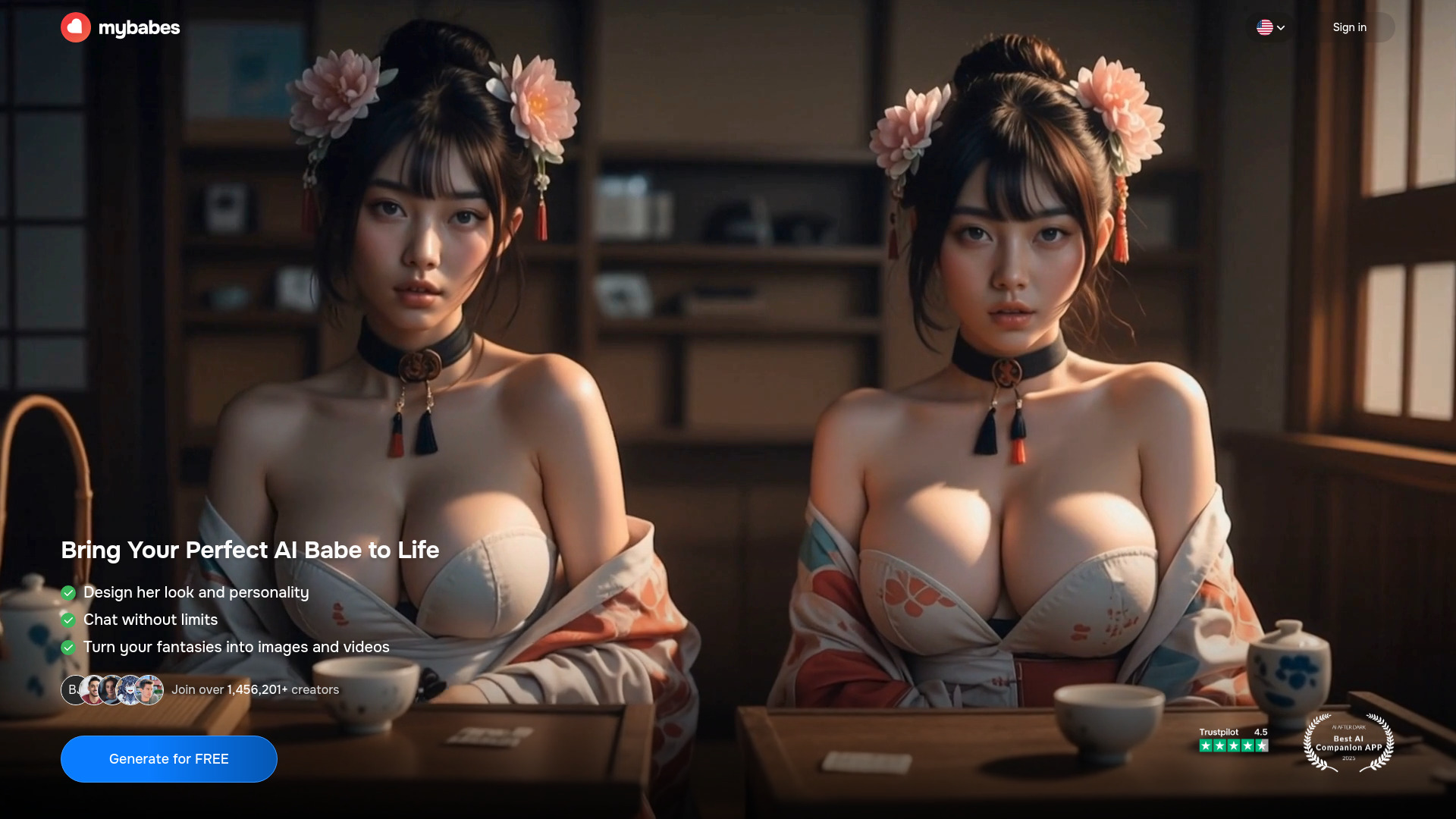 MyBabes.ai screenshot