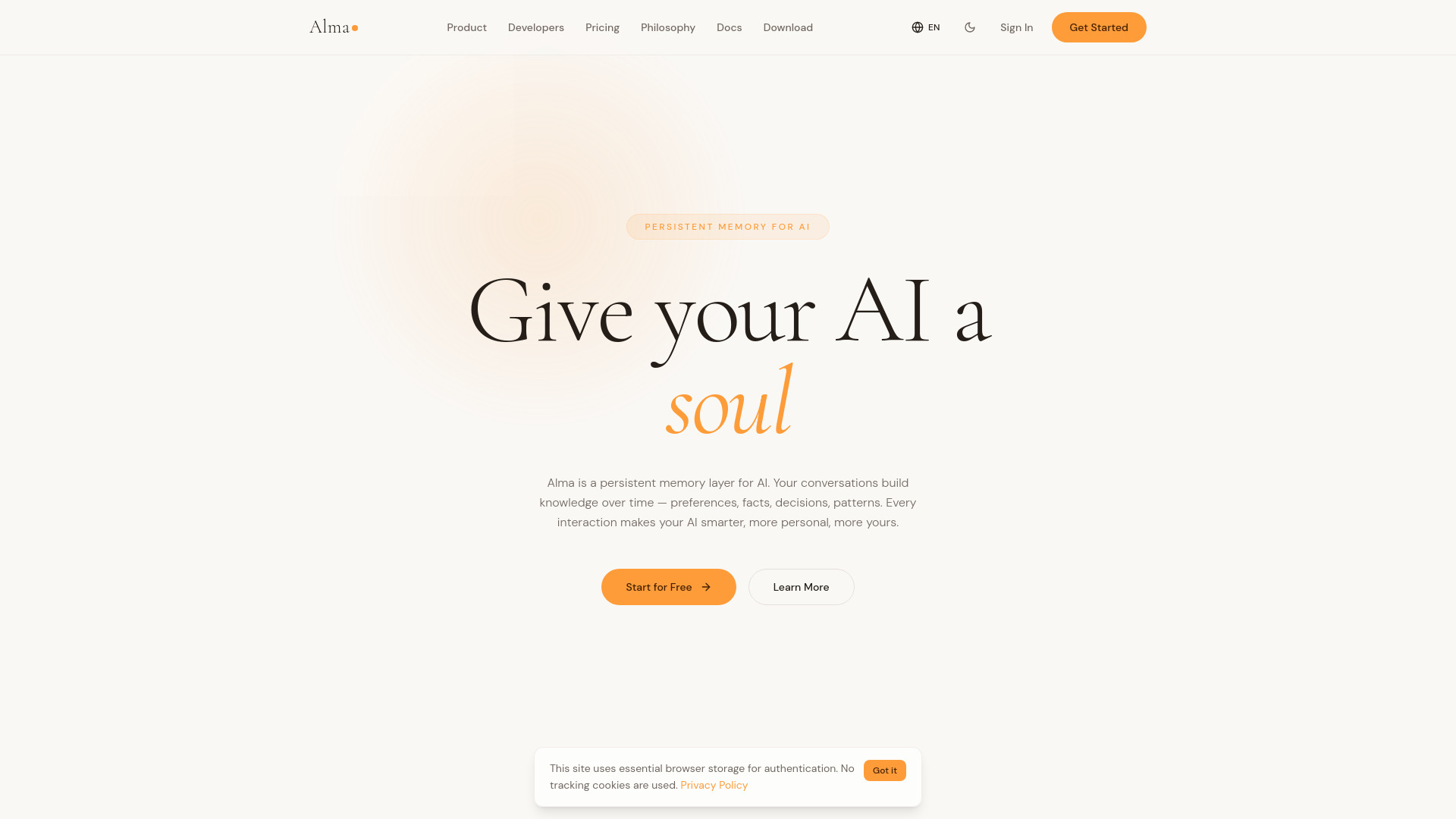 Alma by Olivares.AI screenshot