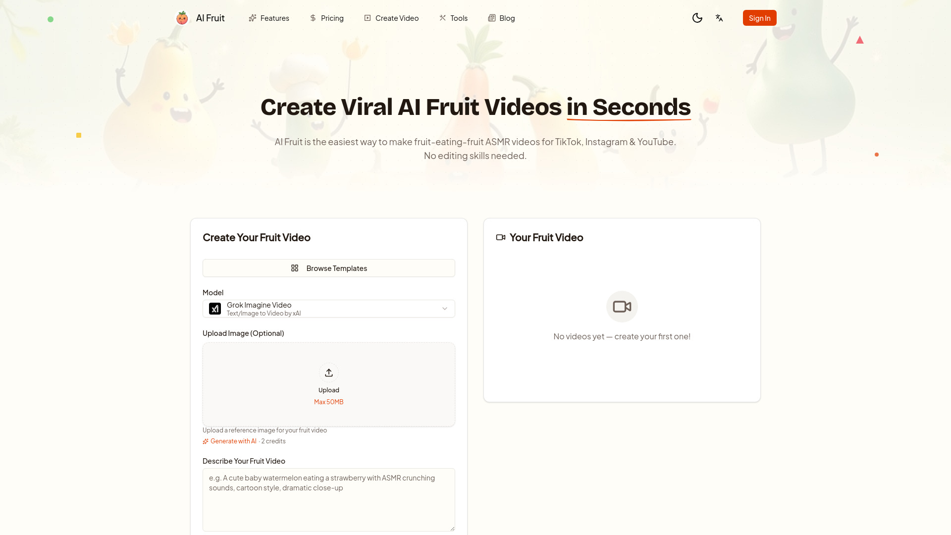AI Fruit screenshot