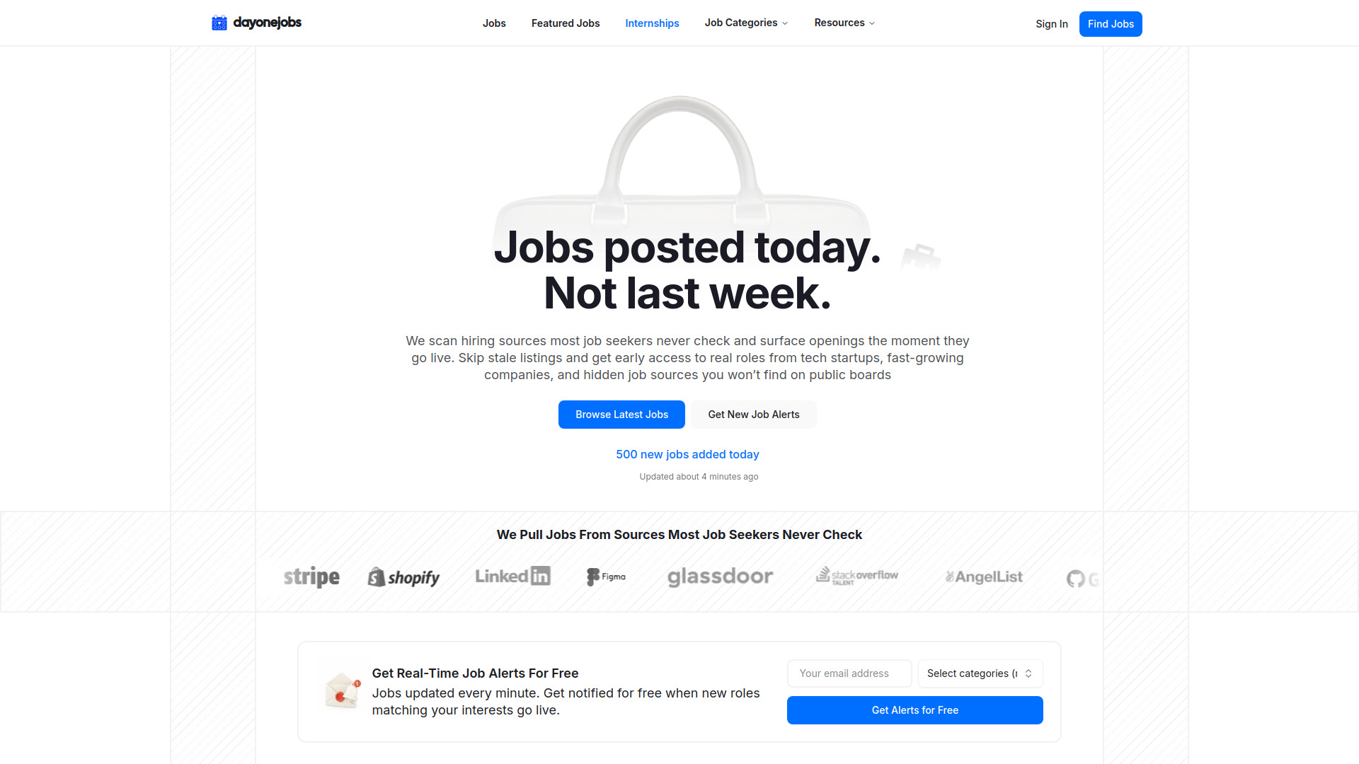 DayOneJobs screenshot