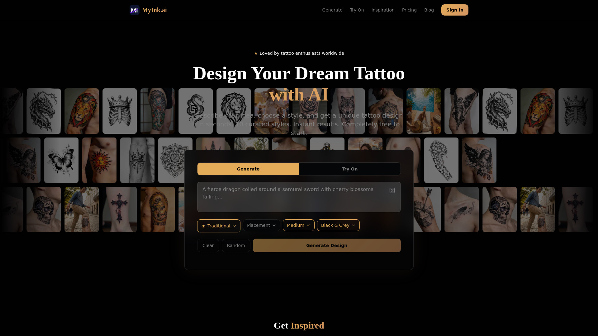 MyInk.ai screenshot