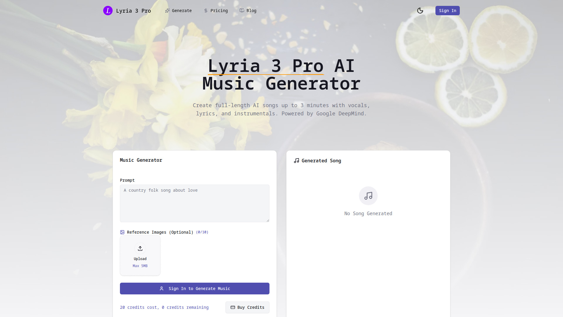 Lyria 3 Pro screenshot