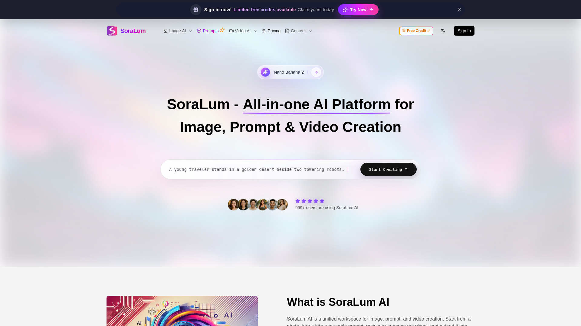 SoraLum AI screenshot