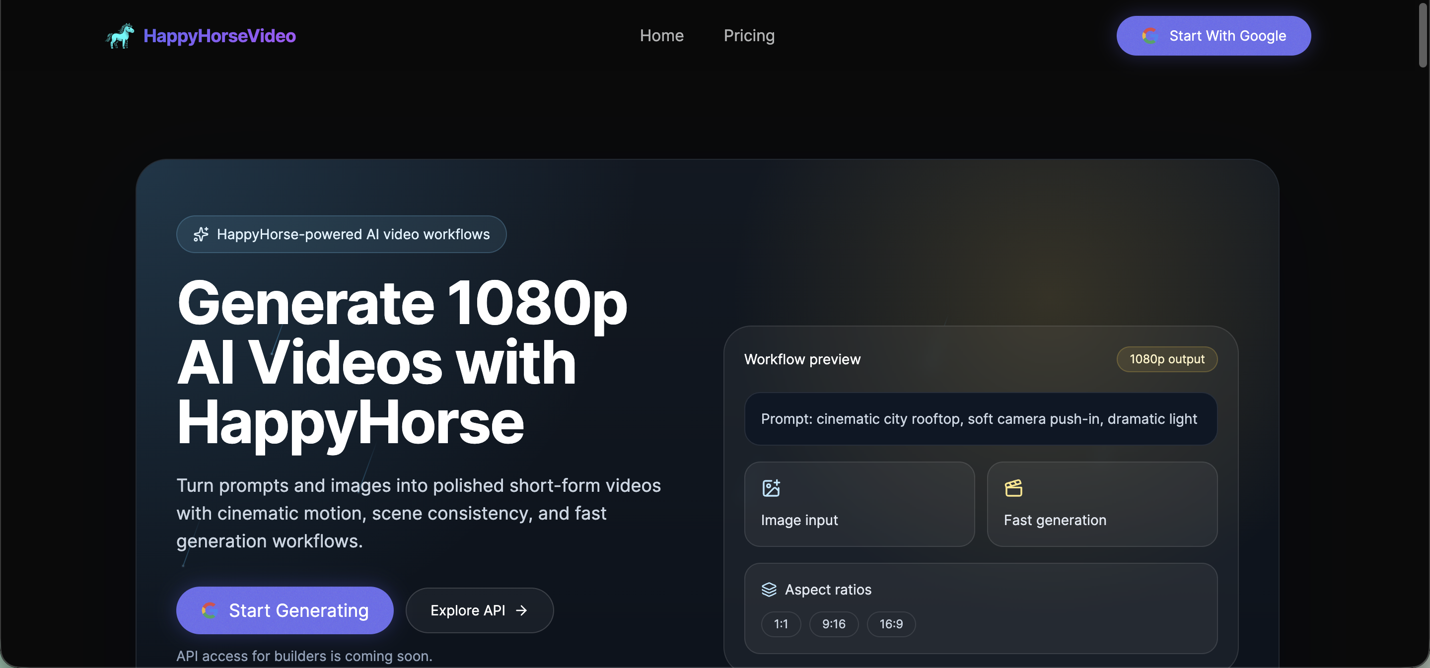 HappyHorse Video screenshot