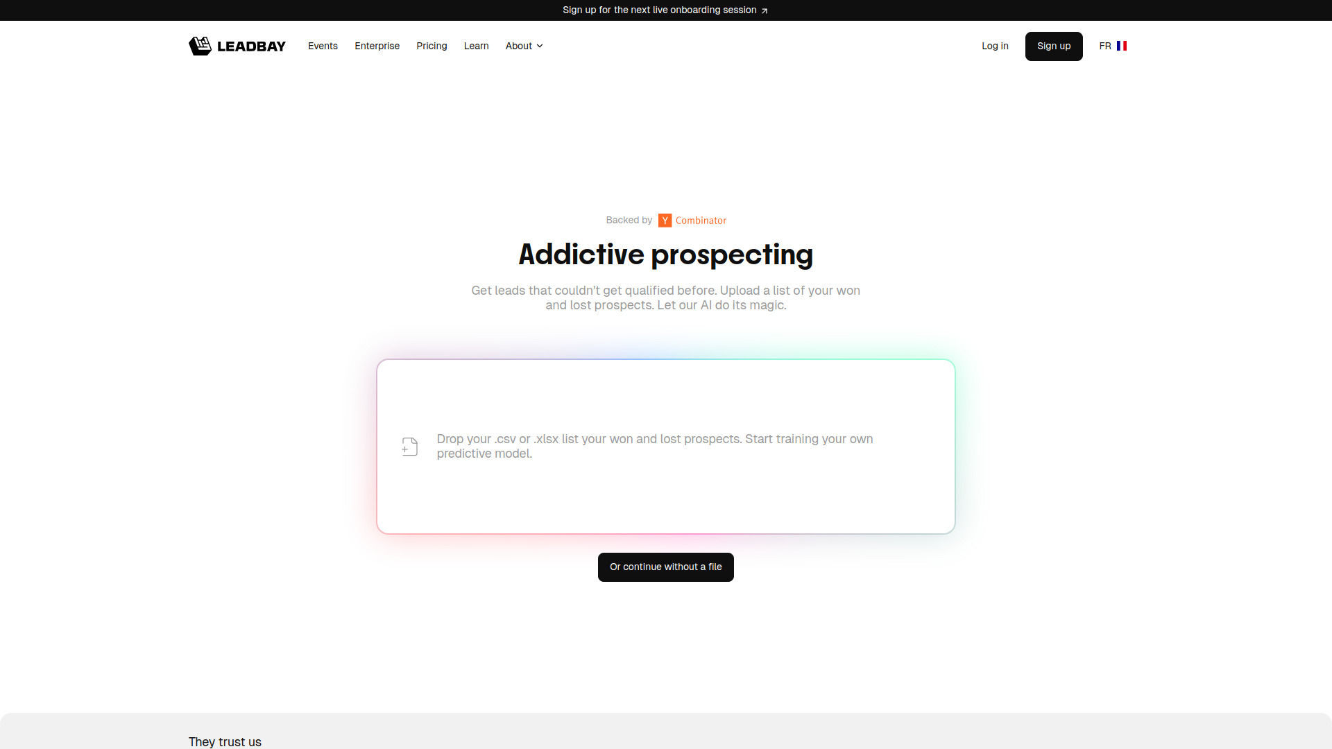 Leadbay screenshot