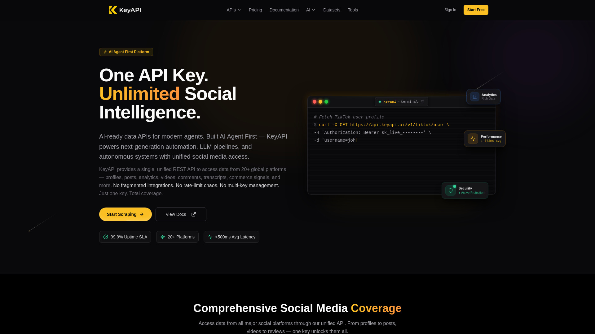 KeyAPI screenshot