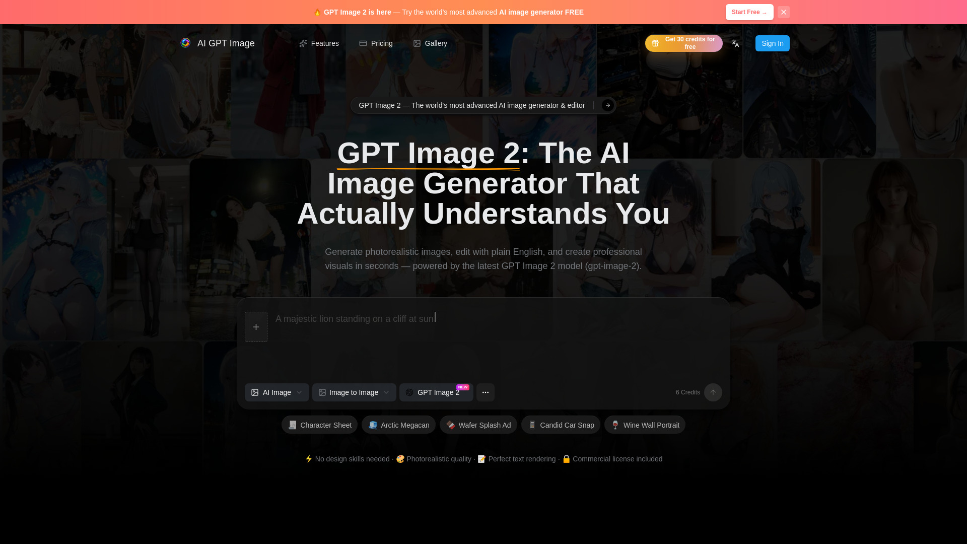 GPT Image 2 - AI Image Editor & Generator screenshot