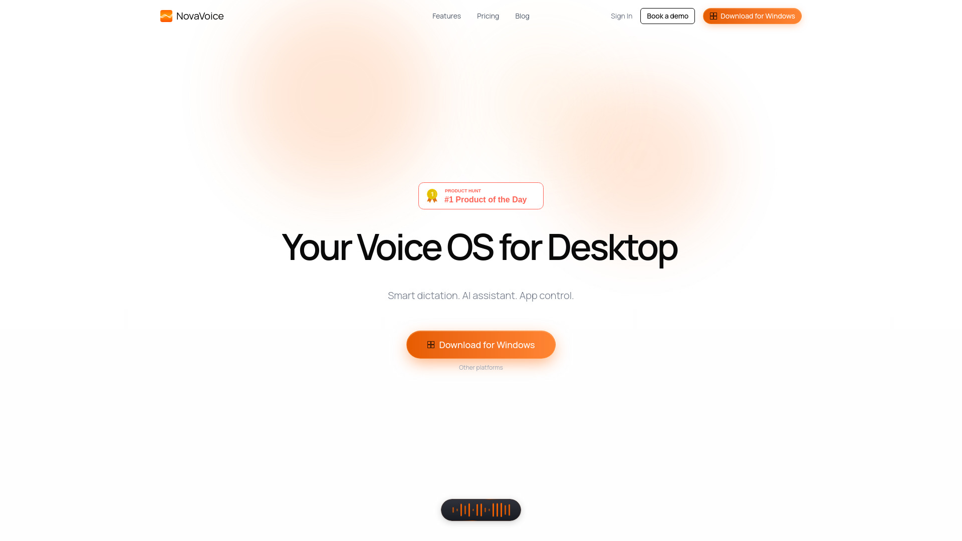 NovaVoice screenshot