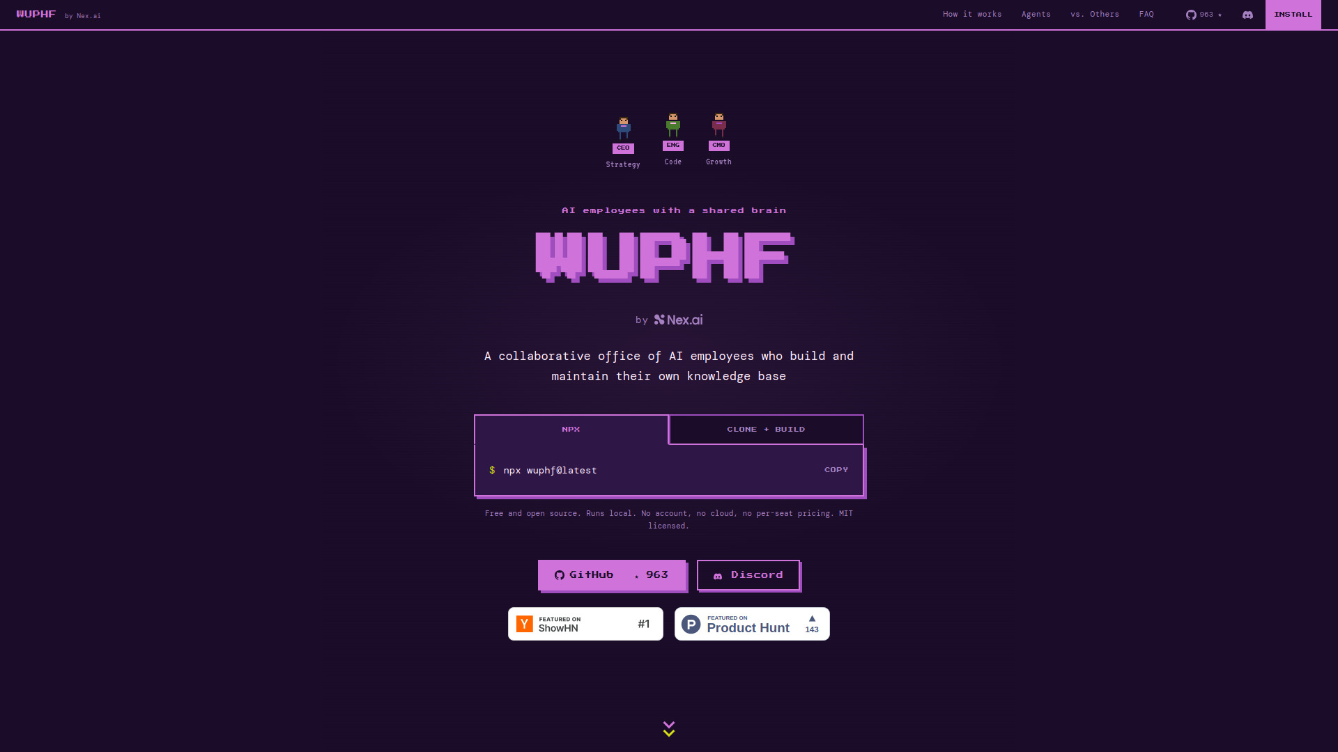 WUPHF screenshot