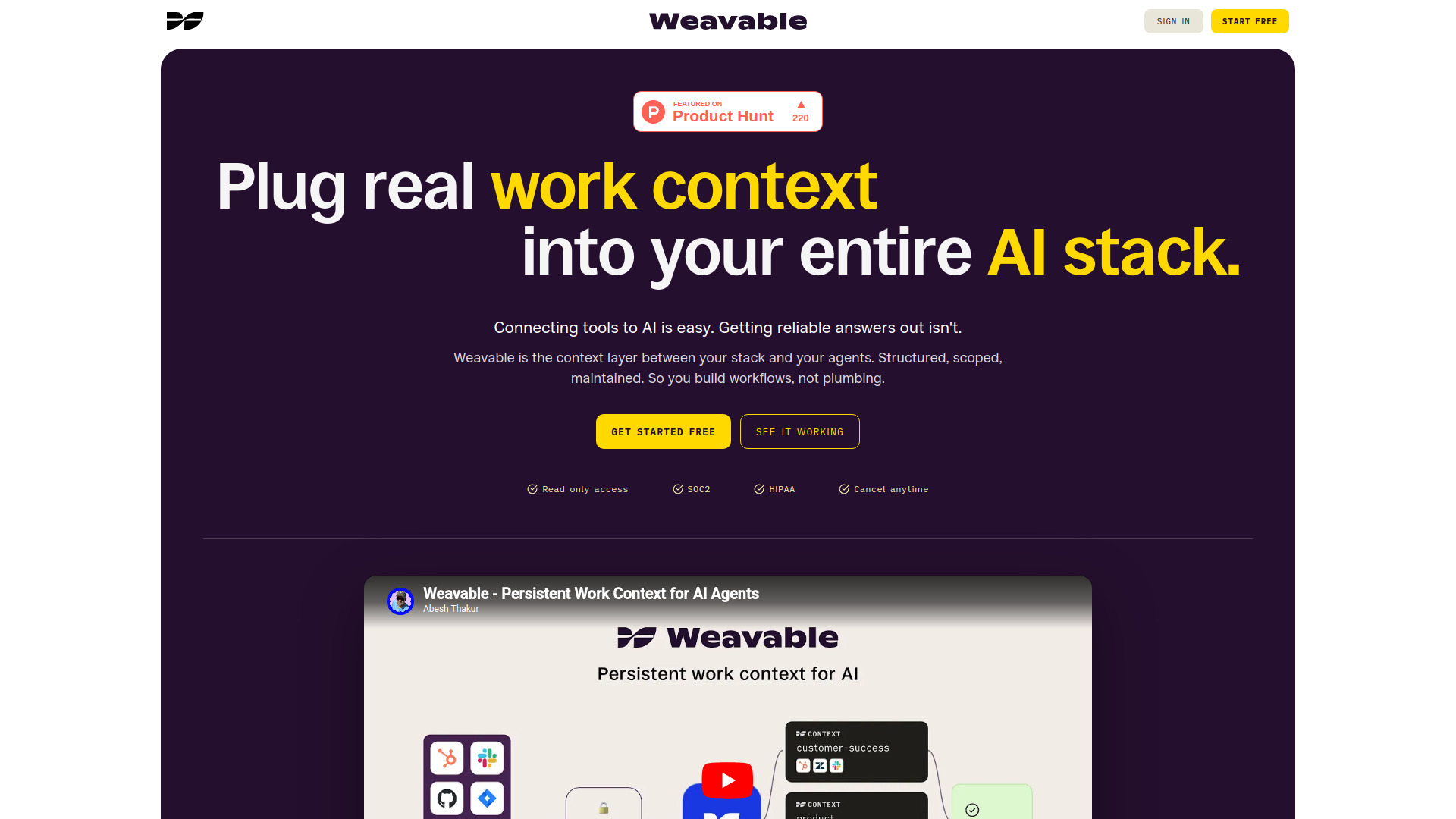 Weavable screenshot