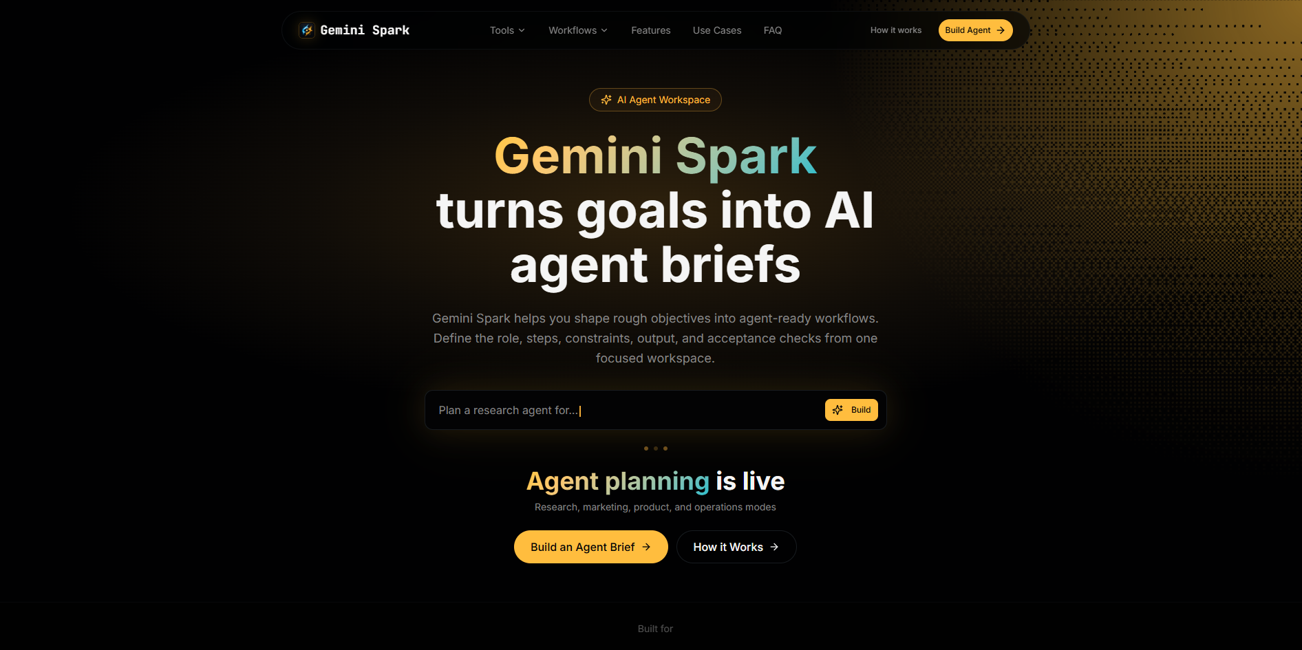 Gemini Spark screenshot