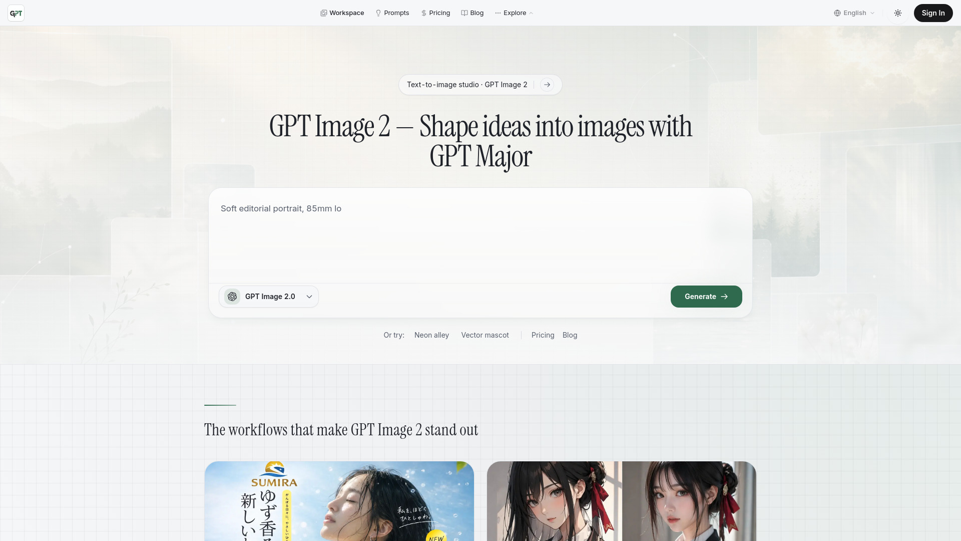 GPT Image 2 AI screenshot