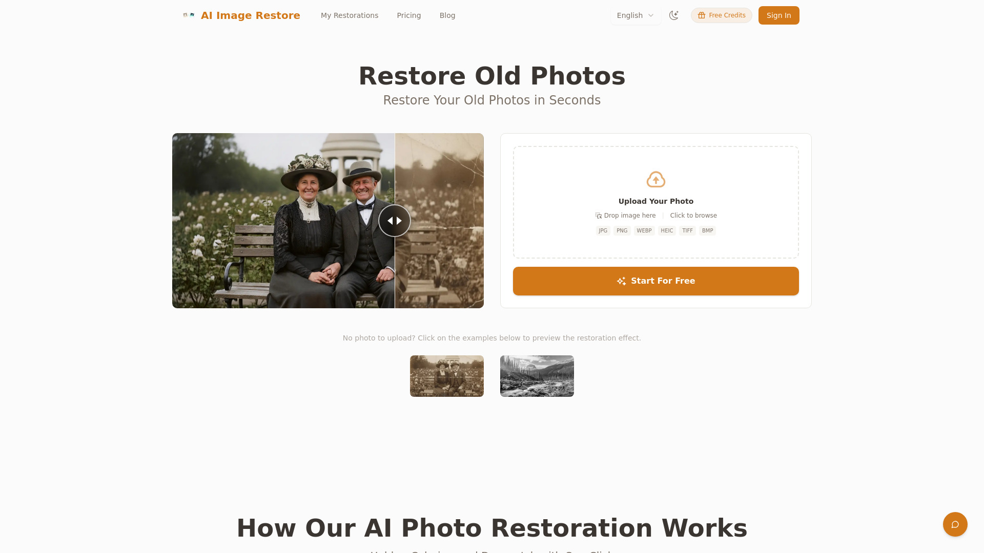 Photo Restore AI screenshot