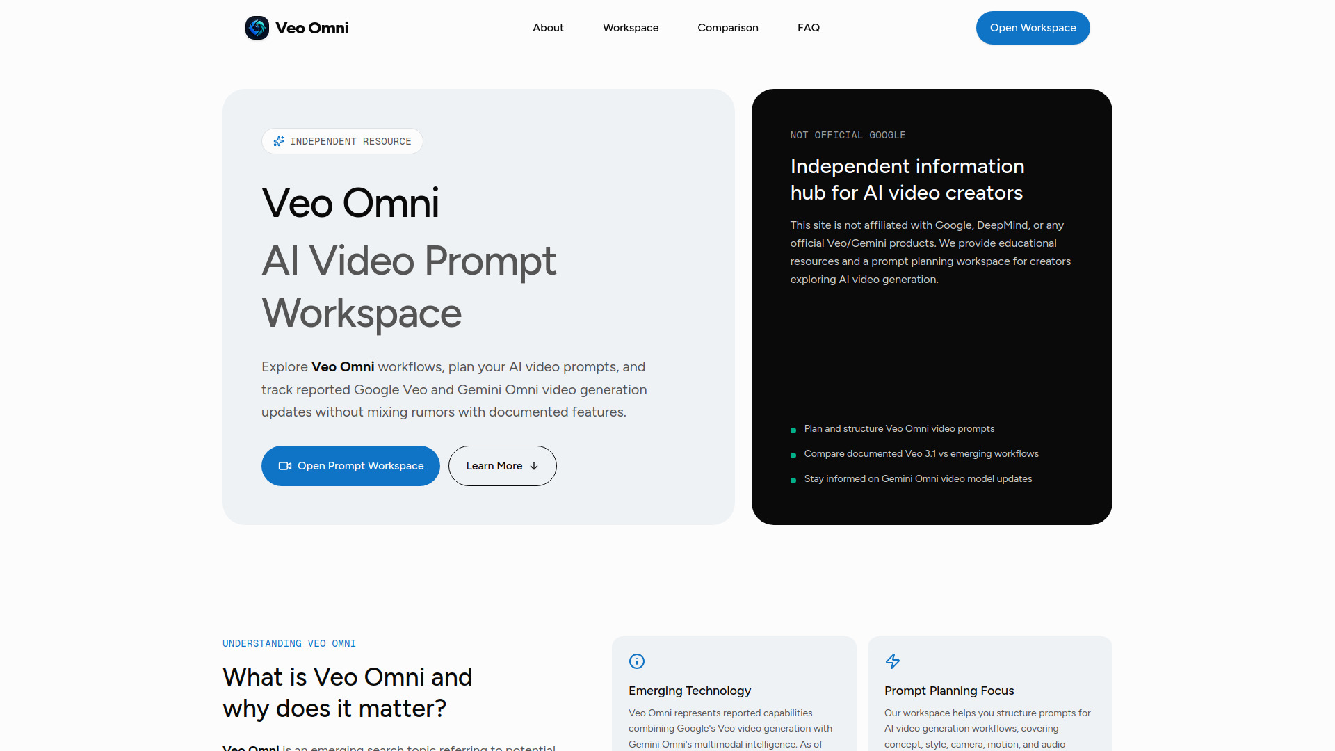 Veo Omni screenshot