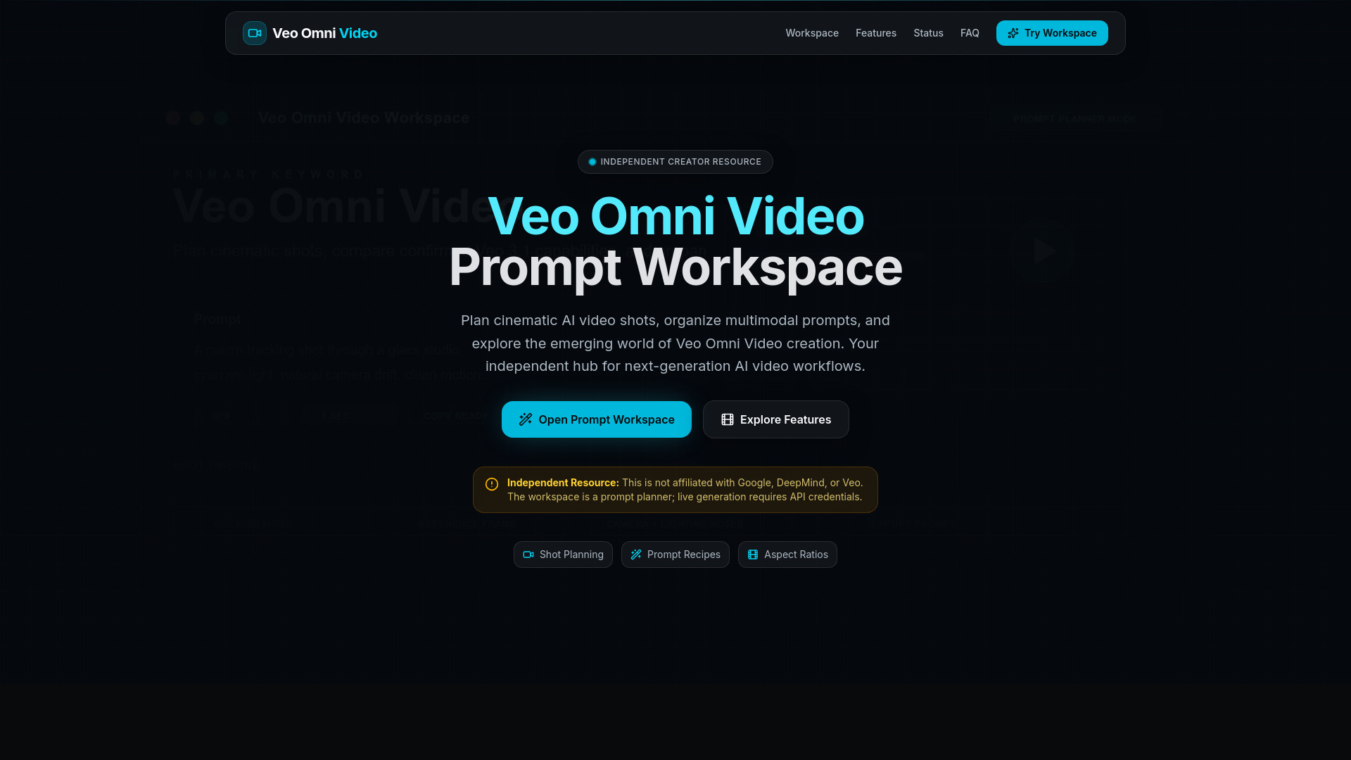 Veo Omni screenshot