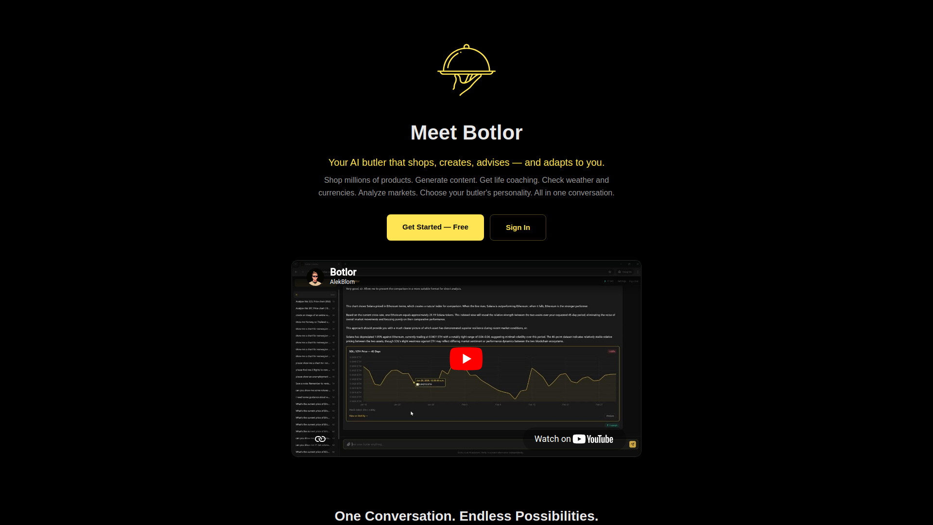 Botlor screenshot