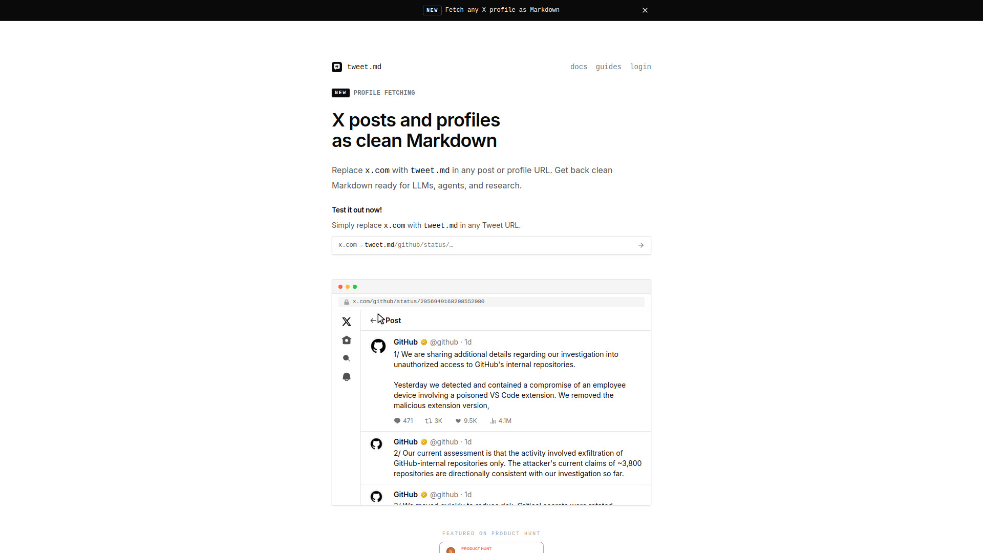 tweet.md screenshot