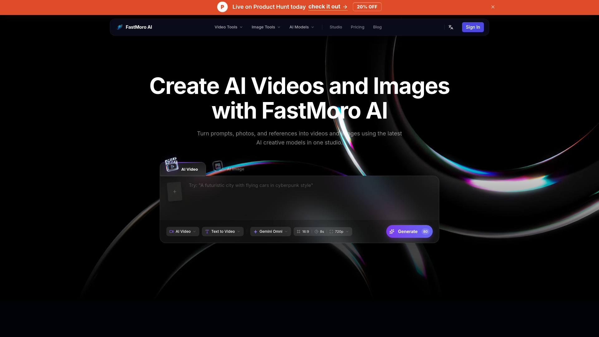 FastMoro AI screenshot