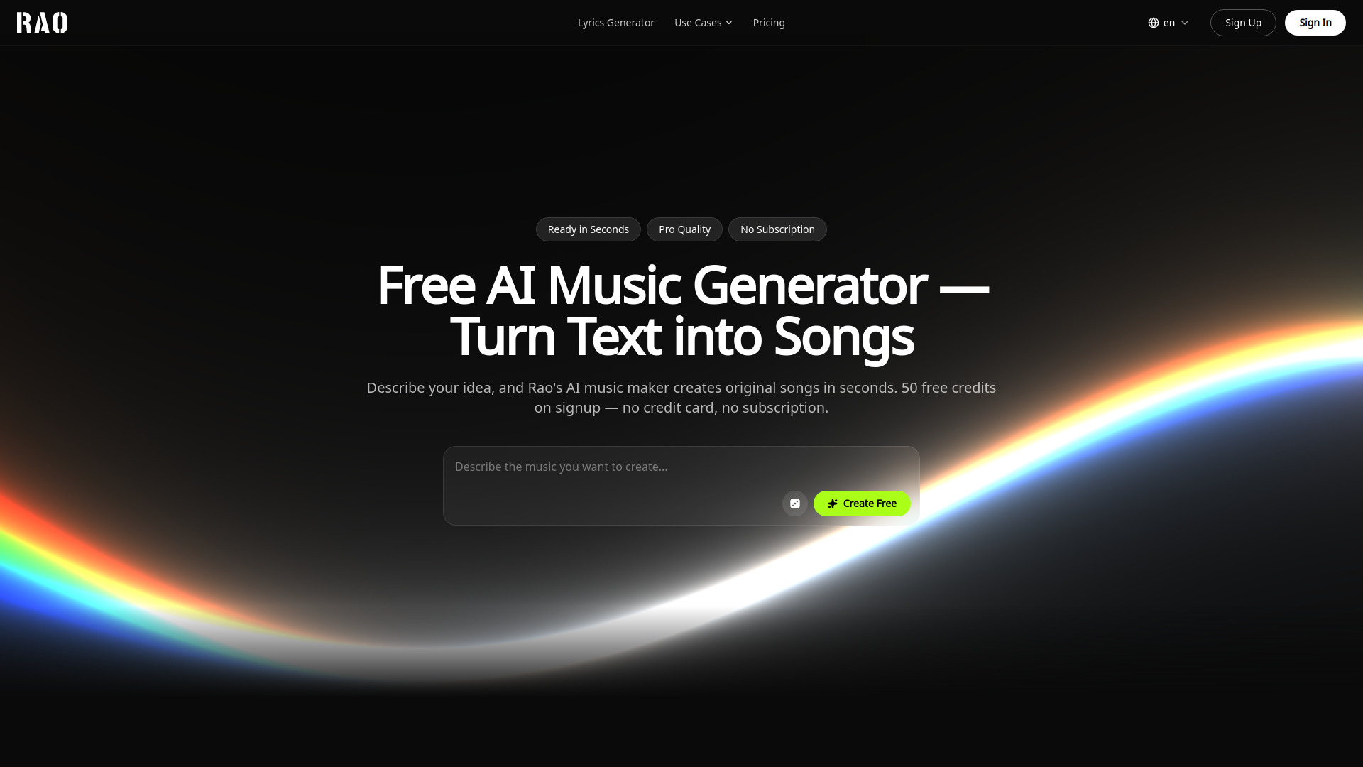 RaoMusic screenshot
