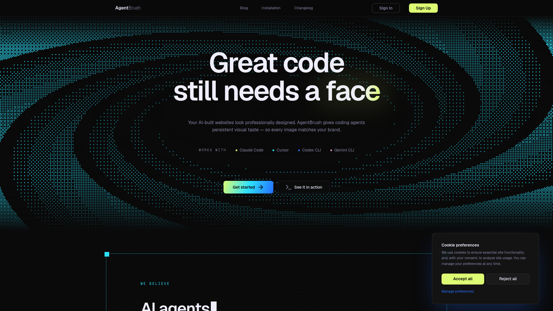 AgentBrush screenshot