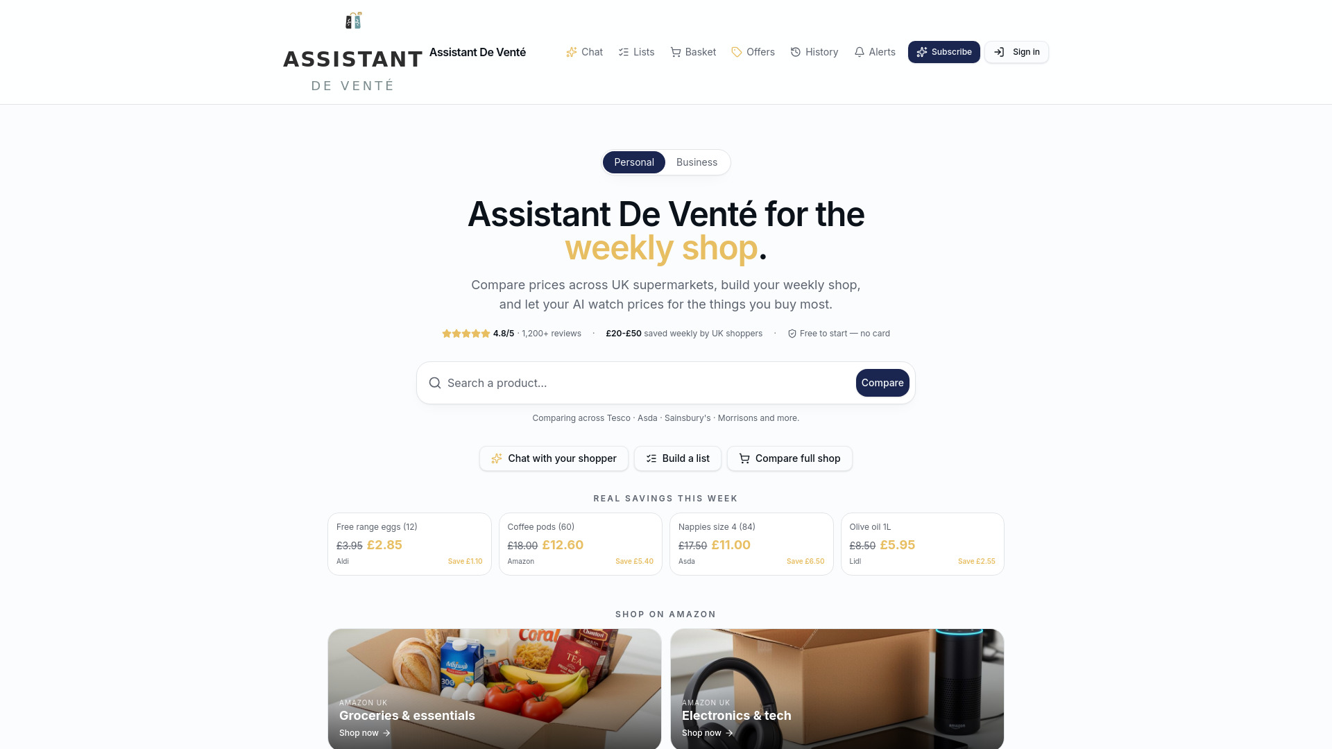 Assistant De Venté screenshot