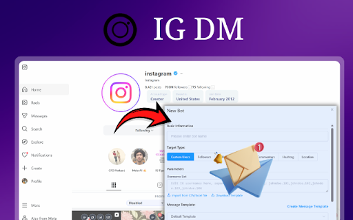 IG DM screenshot