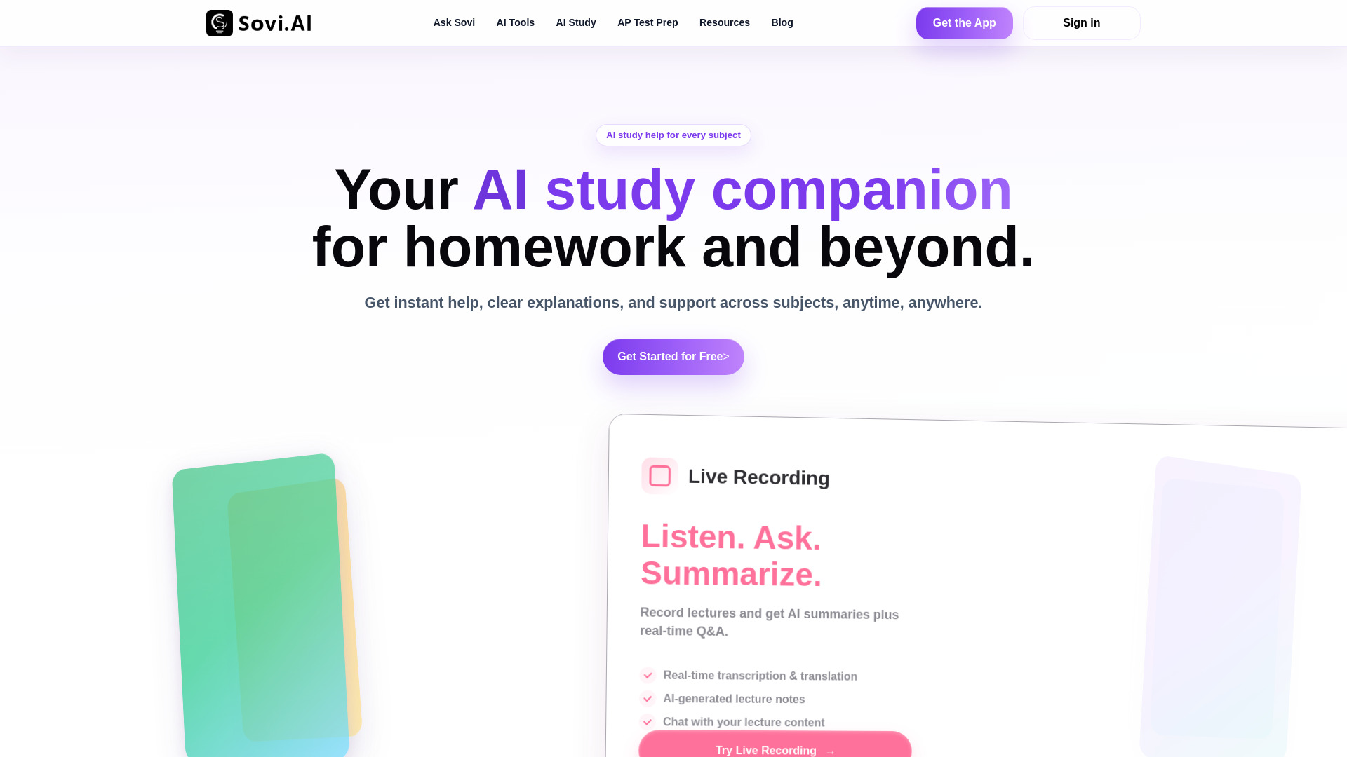 Sovi.AI screenshot