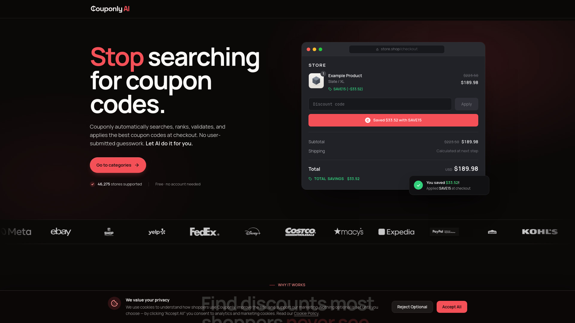 Couponly AI screenshot