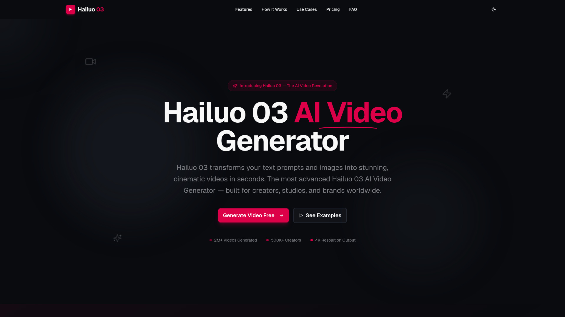 Hailuo 03 screenshot