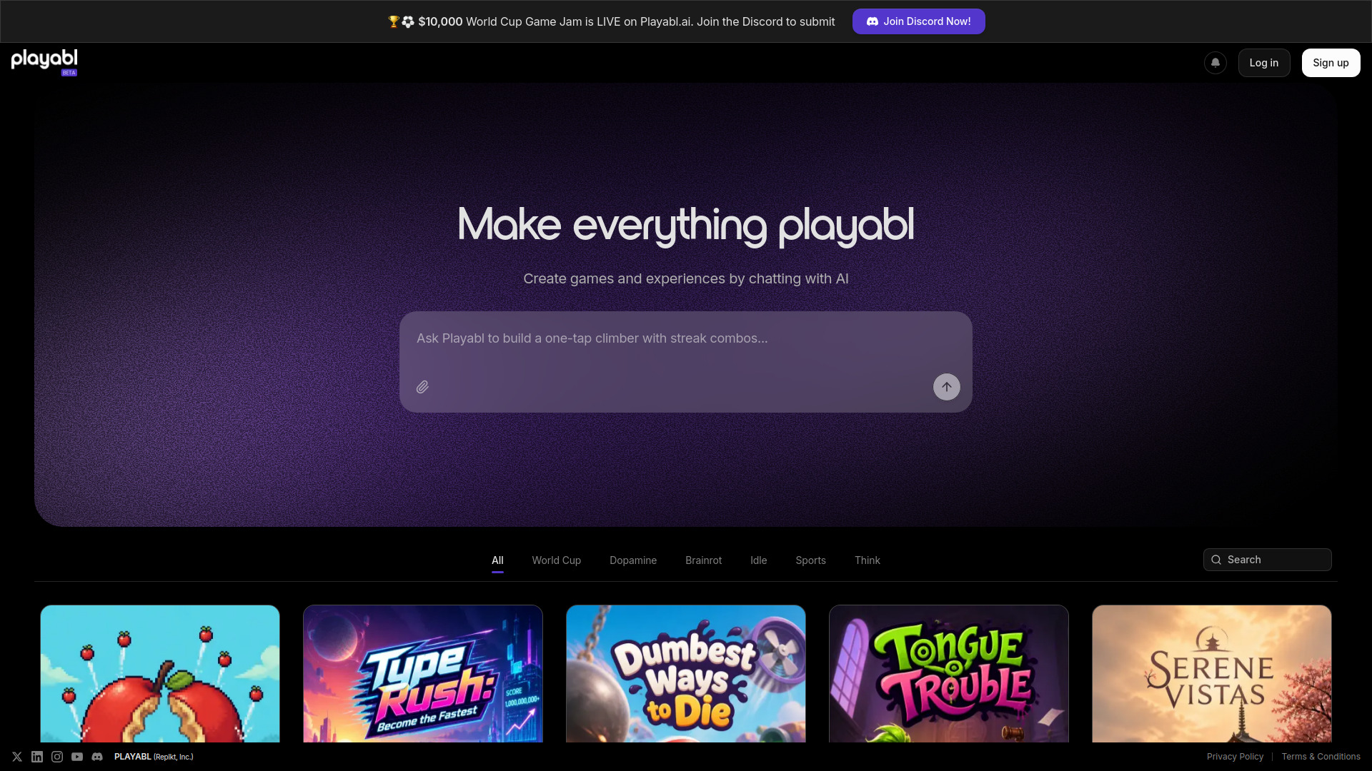 Playabl screenshot