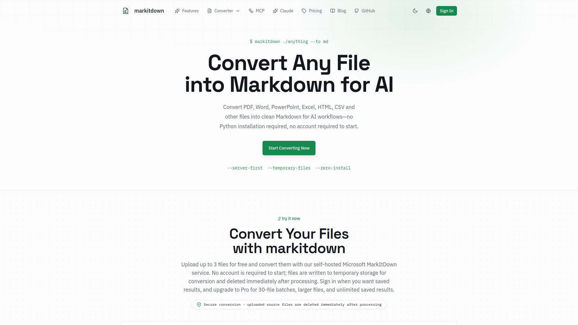 markitdown screenshot