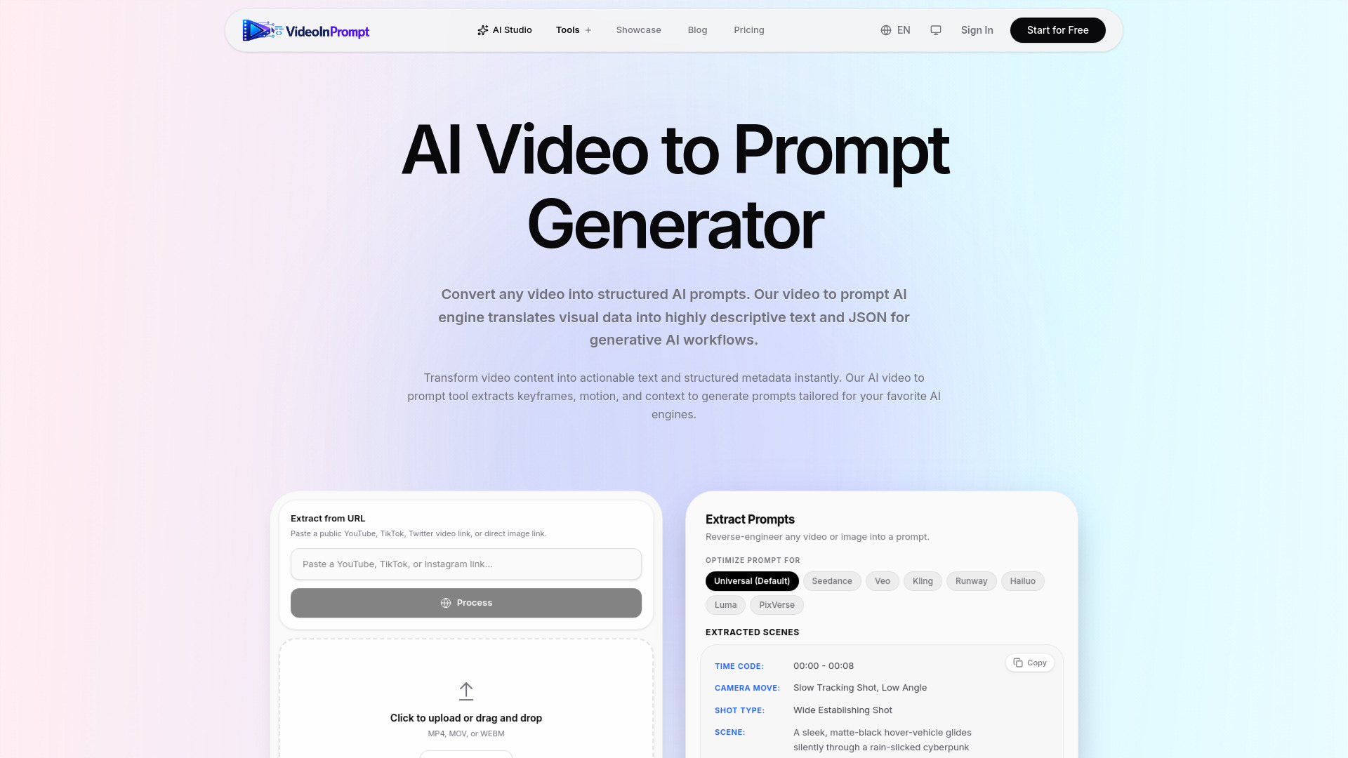VideoInPrompt screenshot