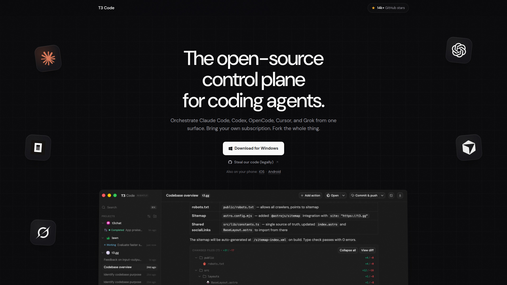 T3 Code screenshot