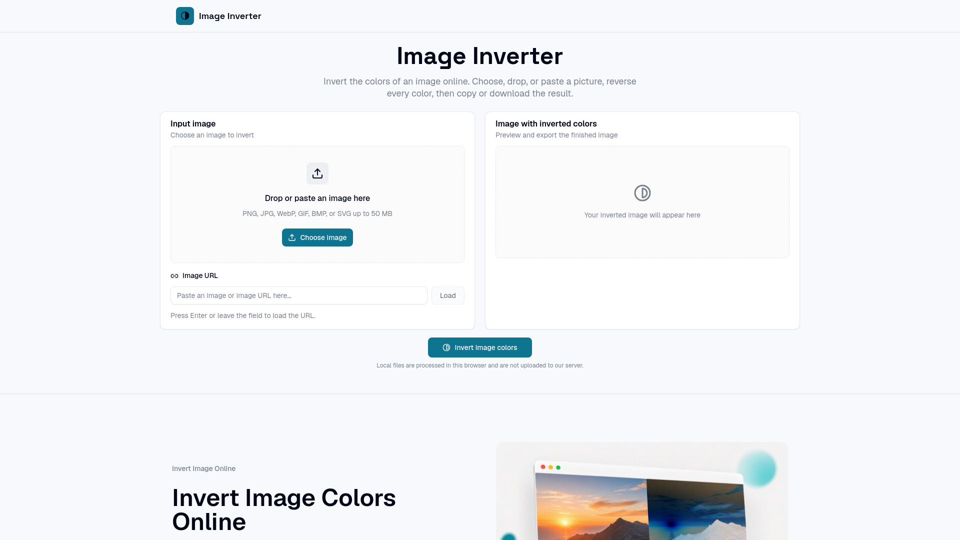 Image Inverter screenshot