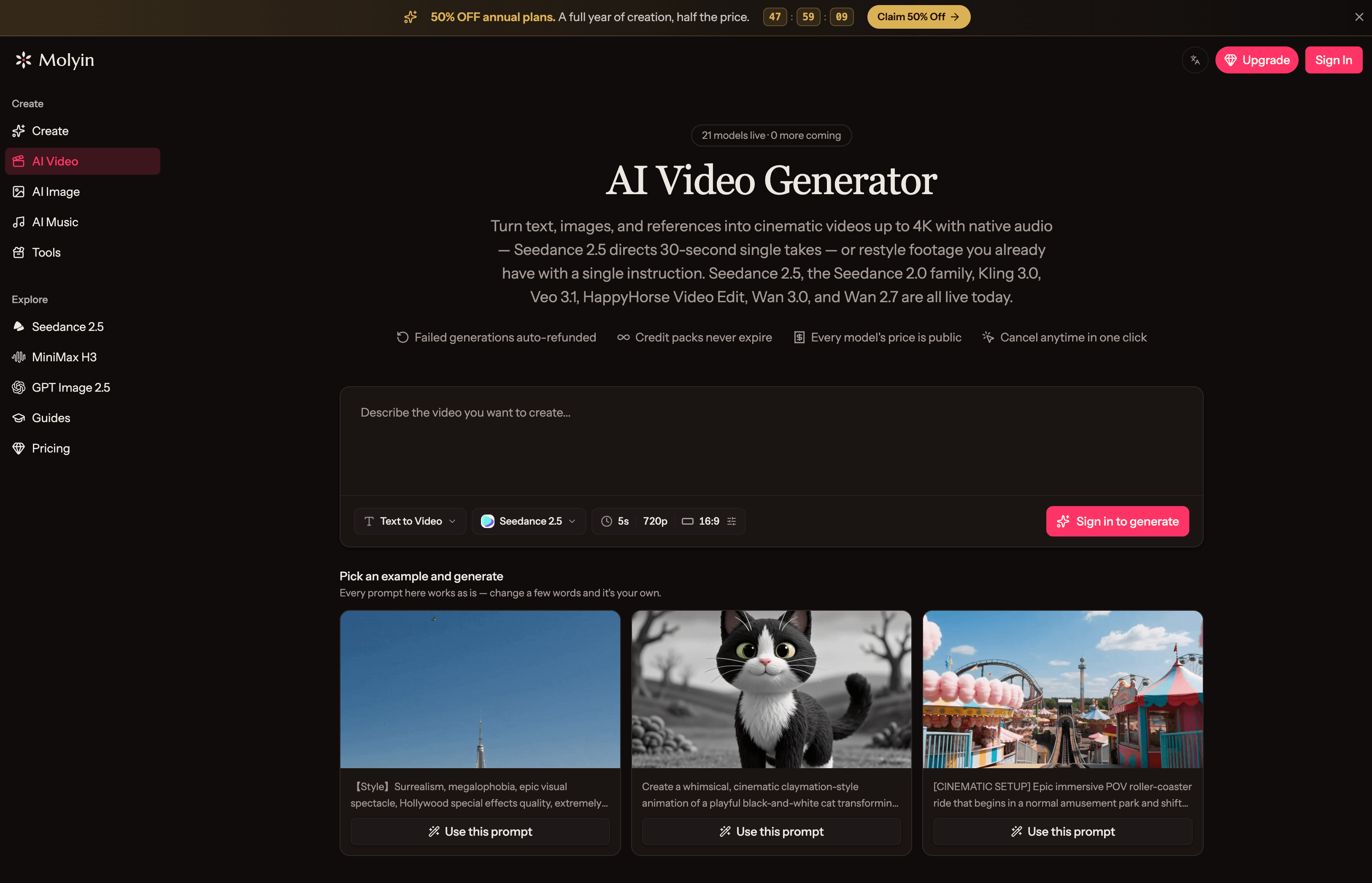 Molyin screenshot