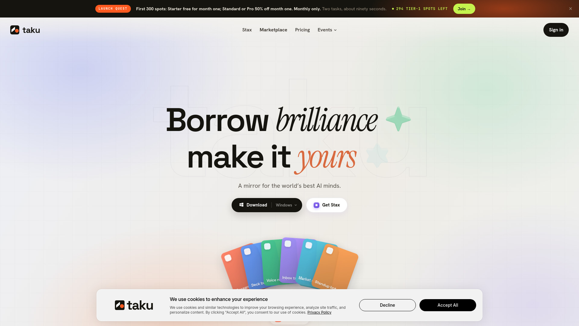 Taku screenshot