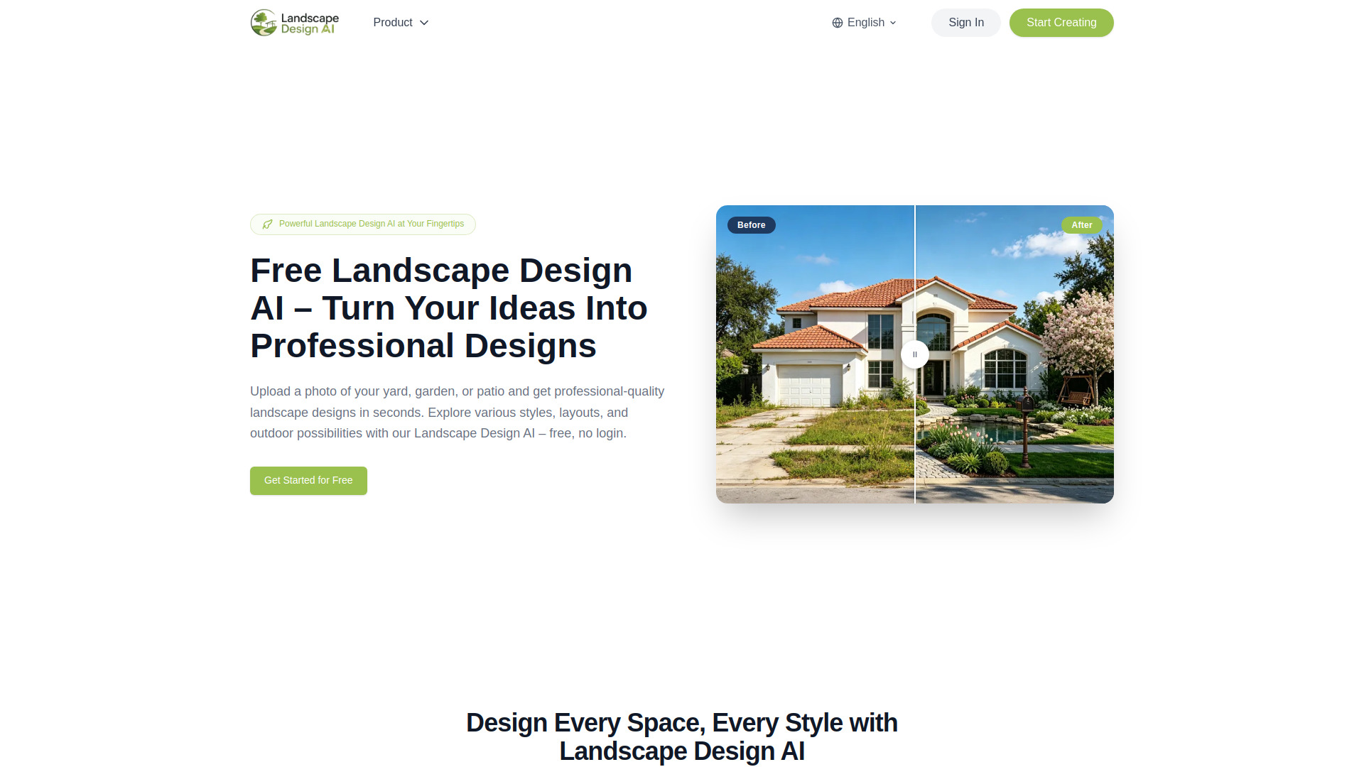 Landscape Design AI screenshot