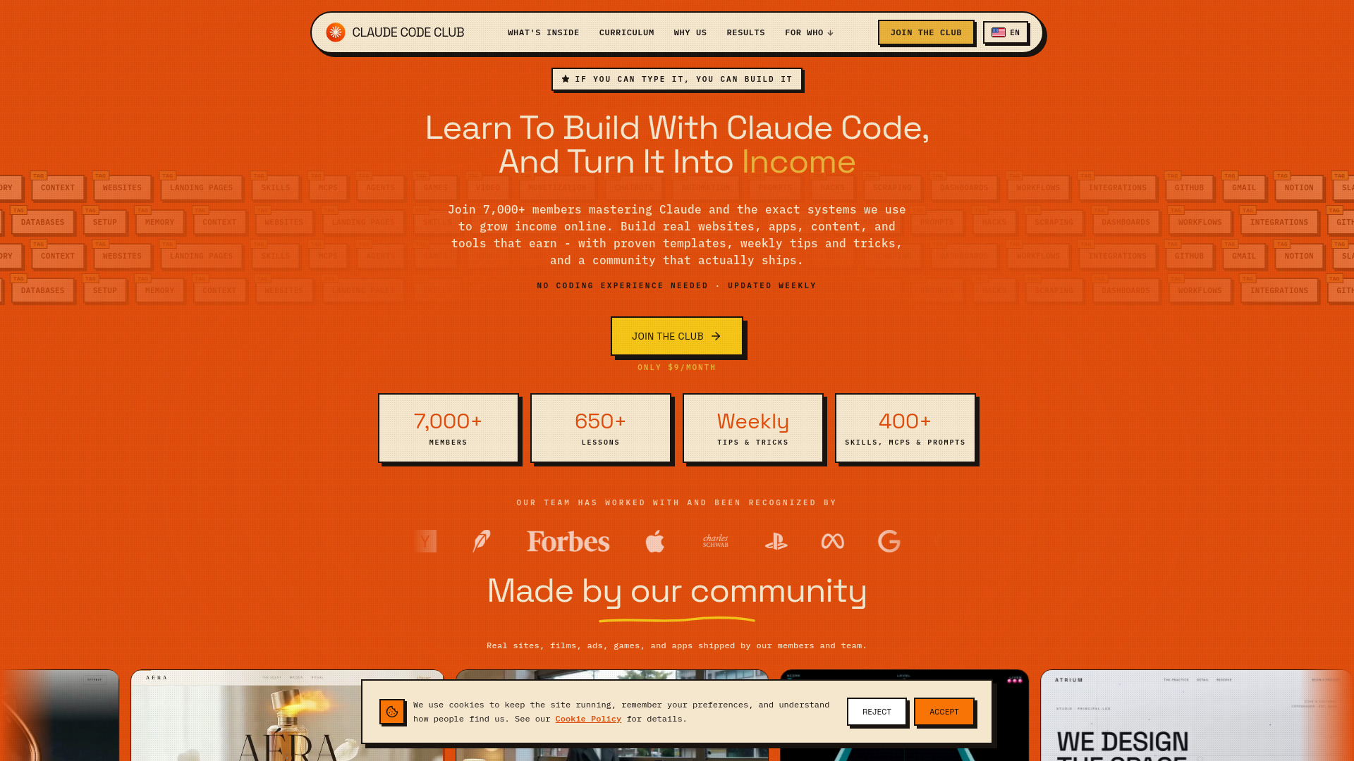 Claude Code Club screenshot